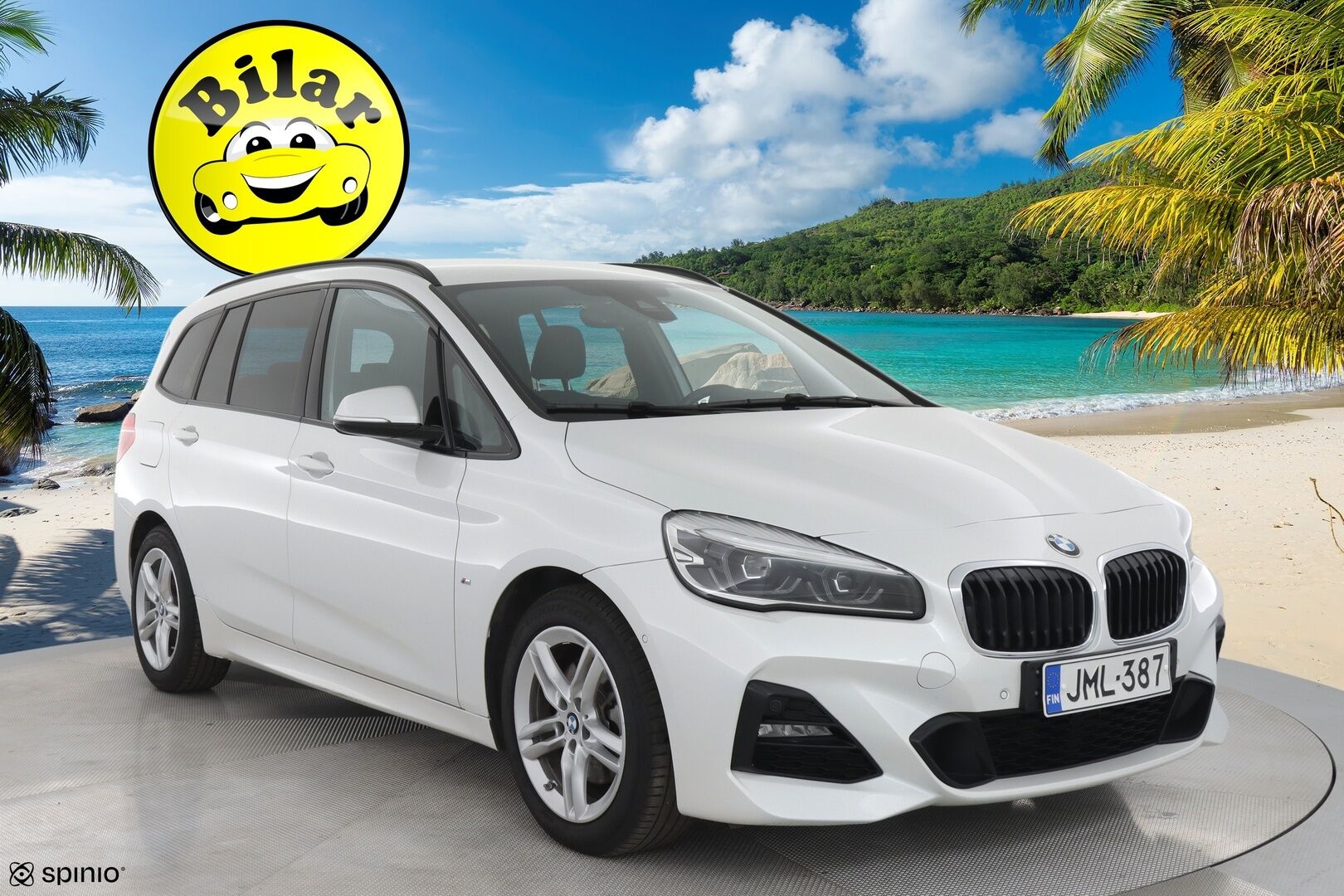 BMW 218 2022 F46 Gran Tourer 218i A Business M Sport 7-p - | 1-om. Suomi-auto | Vakkari | Sporttipenkit | P-kamera | Navi | Koukku | LED-valot |