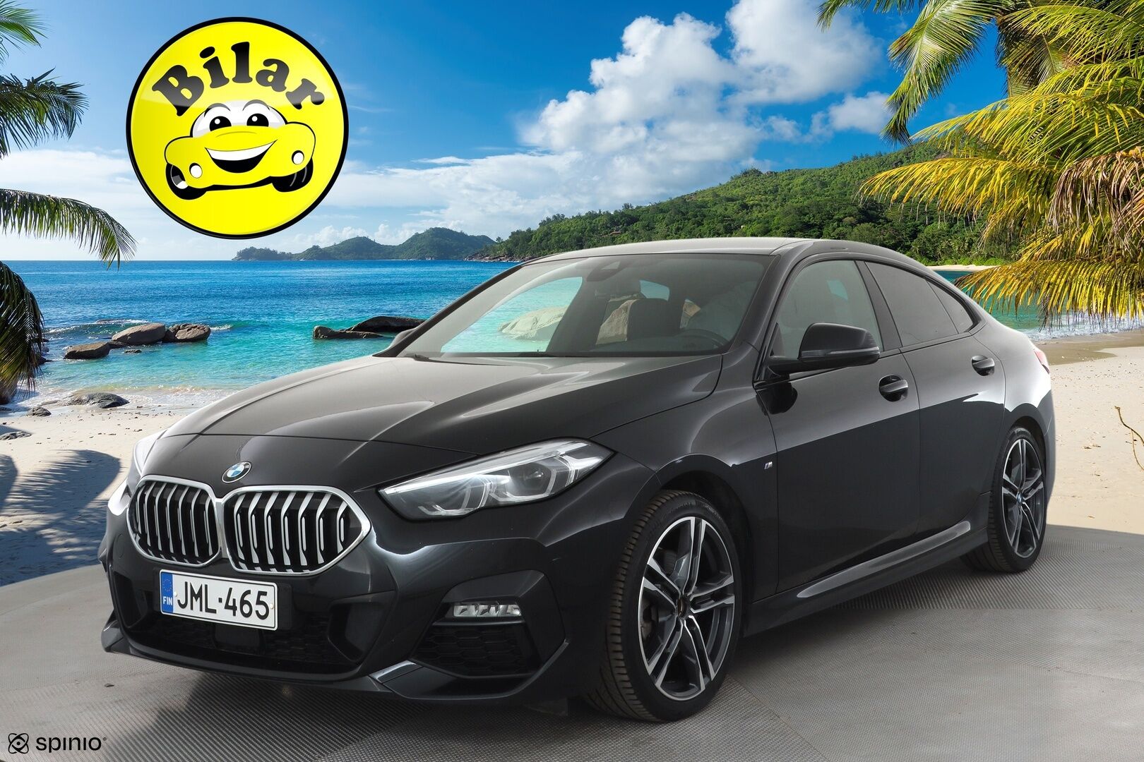 BMW 218 2022 F44 Gran Coupé 218i A Business M Sport - | Sporttipenkit | Koukku | Puolinahat | Vakkari | Kaistavahti | Ambient | P.tutkat | Lohko+sisälämmitin | 2x renkaat aluin | 1-om suomiauto | 