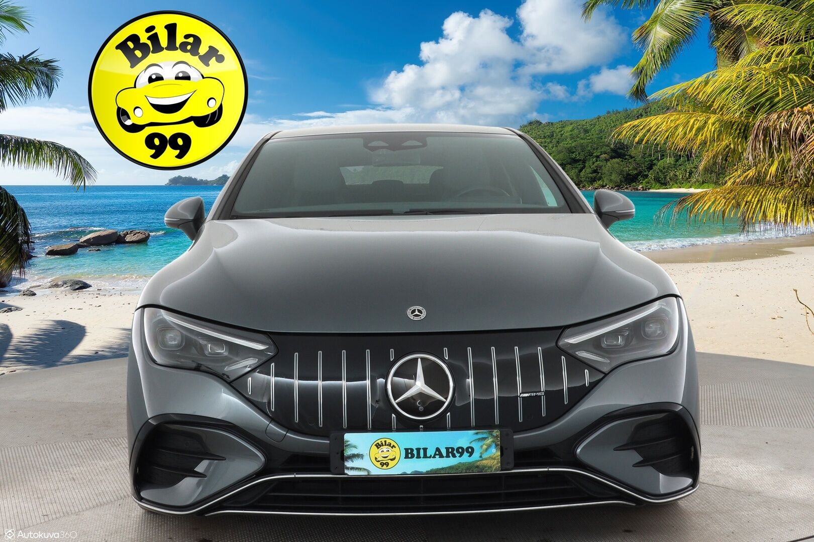 MERCEDES-BENZ EQE 2023 43 AMG 4MATIC - Koukku / Distronic+ / Ilma-alusta / Burmester / Digital Light / 360° Kamera / Sporttipenkit Muistilla / Ohjausavustin / KeylessGo - HULLUT AVAJAISHULINAT KORKOTARJOUS 3,29 %