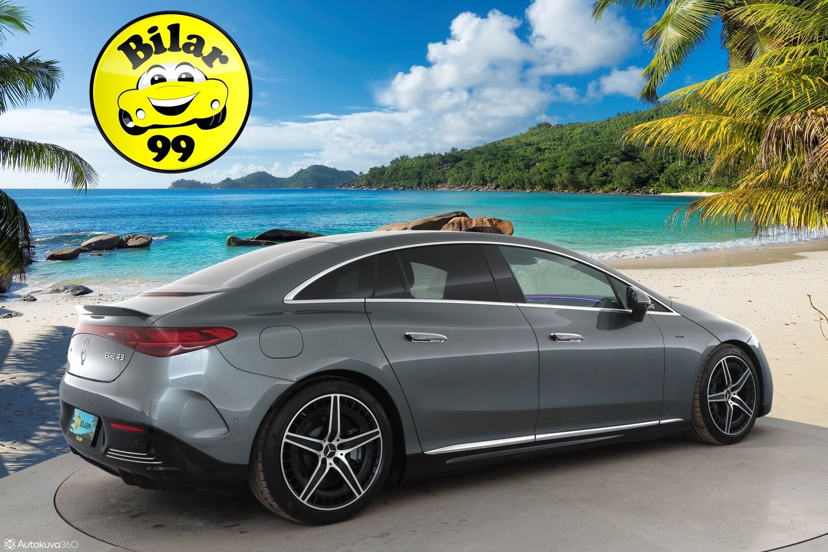 MERCEDES-BENZ EQE 2023 43 AMG 4MATIC - Koukku / Distronic+ / Ilma-alusta / Burmester / Digital Light / 360° Kamera / Sporttipenkit Muistilla / Ohjausavustin / KeylessGo - HULLUT AVAJAISHULINAT KORKOTARJOUS 3,29 %