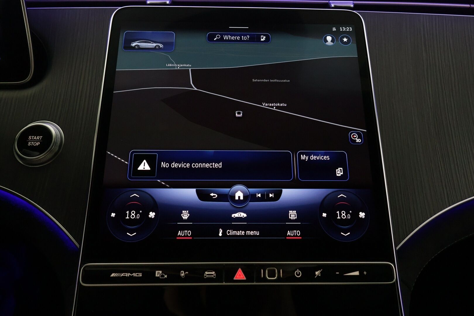 MERCEDES-BENZ EQE 2023 43 AMG 4MATIC - Koukku / Distronic+ / Ilma-alusta / Burmester / Digital Light / 360° Kamera / Sporttipenkit Muistilla / Ohjausavustin / KeylessGo - HULLUT AVAJAISHULINAT KORKOTARJOUS 3,29 %