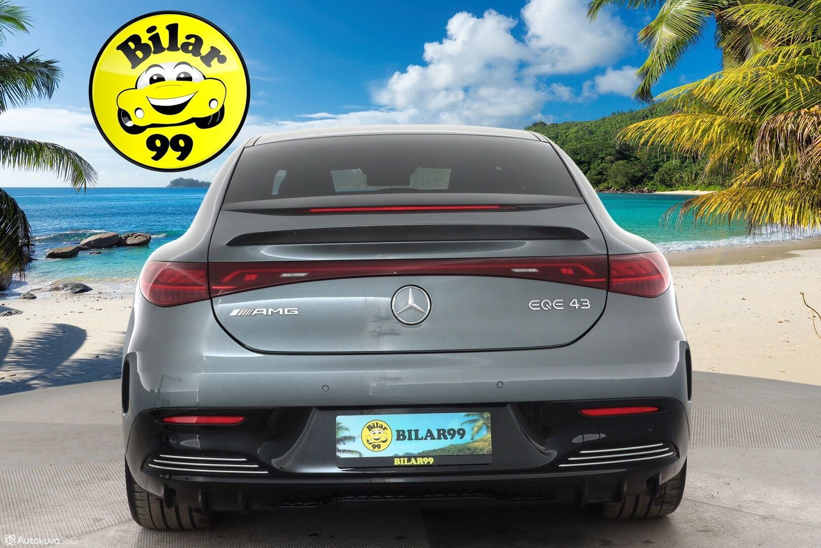 MERCEDES-BENZ EQE 2023 43 AMG 4MATIC - Koukku / Distronic+ / Ilma-alusta / Burmester / Digital Light / 360° Kamera / Sporttipenkit Muistilla / Ohjausavustin / KeylessGo - HULLUT AVAJAISHULINAT KORKOTARJOUS 3,29 %