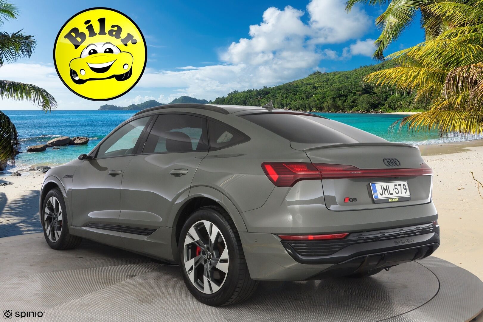 AUDI Q8 E-TRON 2024 Sportback 55 quattro S line - Adapt. Vakkari | Ilma-alusta | Digipeilit | HUD | 360° Kamera / Panorama | Matrix LED | Sporttipenkki Muistilla | KeylessGo