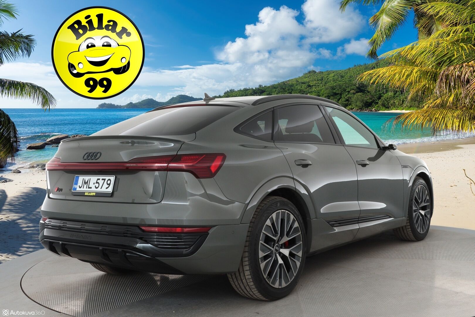 AUDI Q8 E-TRON 2024 Sportback 55 quattro S line - 2,99 % KORKOTARJOUS TÄHÄN AUTOON 14.9. ASTI! - Adapt. Vakkari / Ilma-alusta / Digipeilit / HUD / 360° Kamera / Panorama / Matrix LED / Sporttipenkki Muistilla / KeylessGo