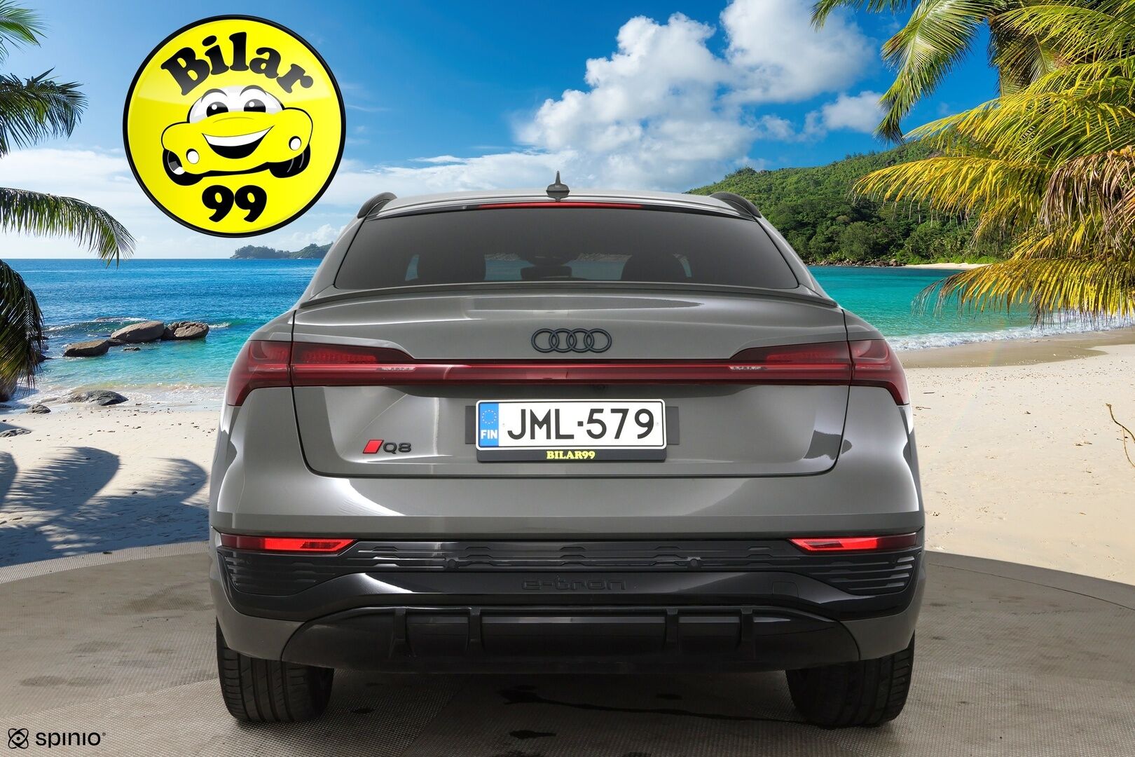 AUDI Q8 E-TRON 2024 Sportback 55 quattro S line - 2,99 % KORKOTARJOUS TÄHÄN AUTOON 14.9. ASTI! - Adapt. Vakkari / Ilma-alusta / Digipeilit / HUD / 360° Kamera / Panorama / Matrix LED / Sporttipenkki Muistilla / KeylessGo