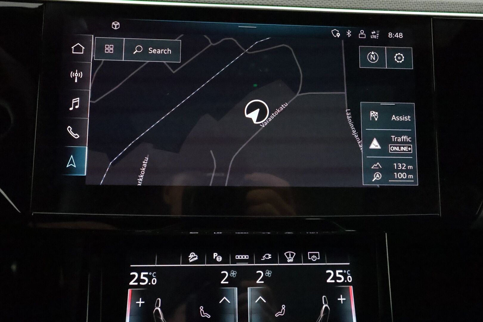 AUDI Q8 E-TRON 2024 Sportback 55 quattro S line - 2,99 % KORKOTARJOUS TÄHÄN AUTOON 14.9. ASTI! - Adapt. Vakkari / Ilma-alusta / Digipeilit / HUD / 360° Kamera / Panorama / Matrix LED / Sporttipenkki Muistilla / KeylessGo