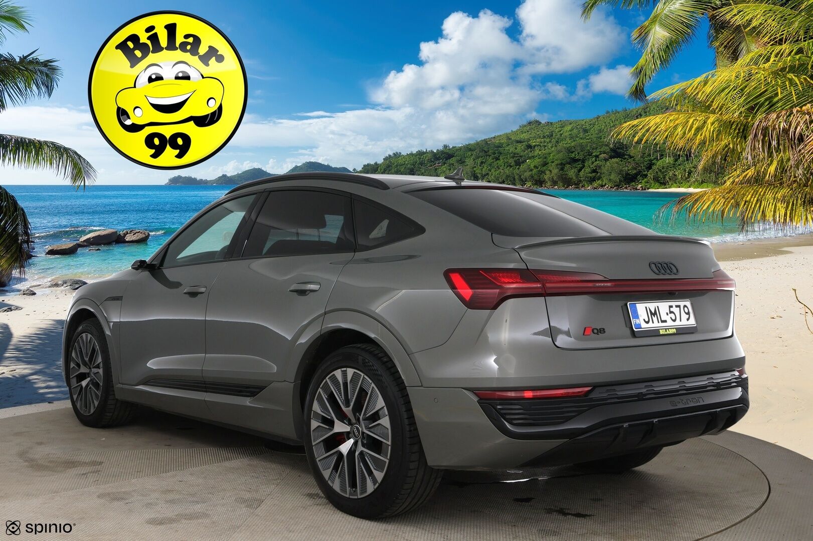 AUDI Q8 E-TRON 2024 Sportback 55 quattro S line - 2,99 % KORKOTARJOUS TÄHÄN AUTOON 14.9. ASTI! - Adapt. Vakkari / Ilma-alusta / Digipeilit / HUD / 360° Kamera / Panorama / Matrix LED / Sporttipenkki Muistilla / KeylessGo