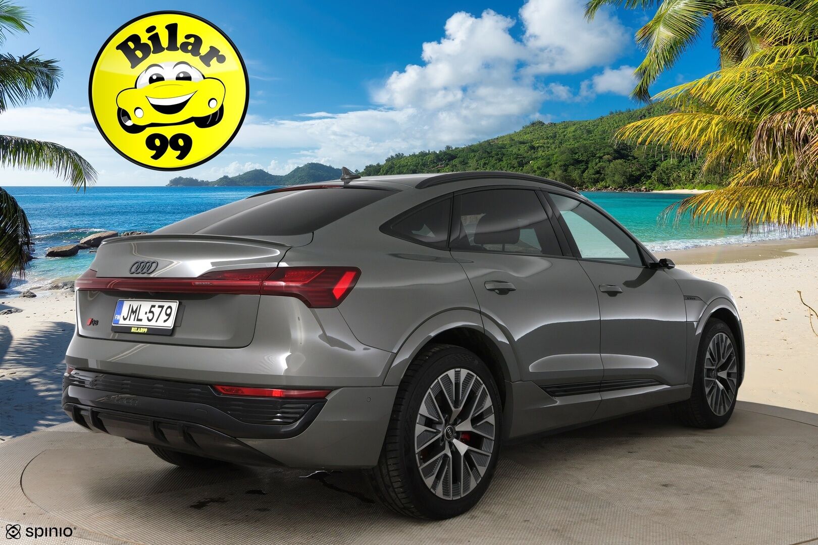 AUDI Q8 E-TRON 2024 Sportback 55 quattro S line - 2,99 % KORKOTARJOUS TÄHÄN AUTOON 14.9. ASTI! - Adapt. Vakkari / Ilma-alusta / Digipeilit / HUD / 360° Kamera / Panorama / Matrix LED / Sporttipenkki Muistilla / KeylessGo