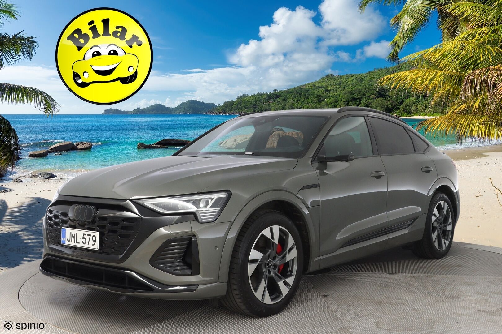 AUDI Q8 E-TRON 2024 Sportback 55 quattro S line - Adapt. Vakkari | Ilma-alusta | Digipeilit | HUD | 360° Kamera / Panorama | Matrix LED | Sporttipenkki Muistilla | KeylessGo