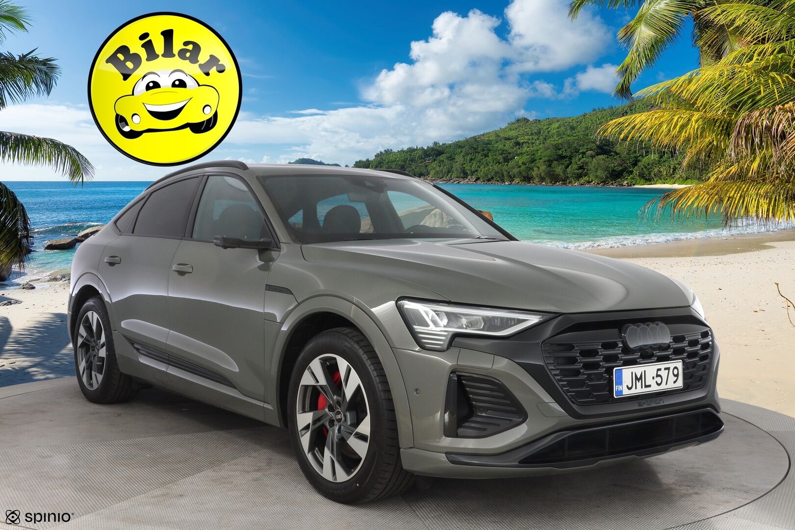 AUDI Q8 E-TRON 2024 Sportback 55 quattro S line - Adapt. Vakkari | Ilma-alusta | Digipeilit | HUD | 360° Kamera / Panorama | Matrix LED | Sporttipenkki Muistilla | KeylessGo