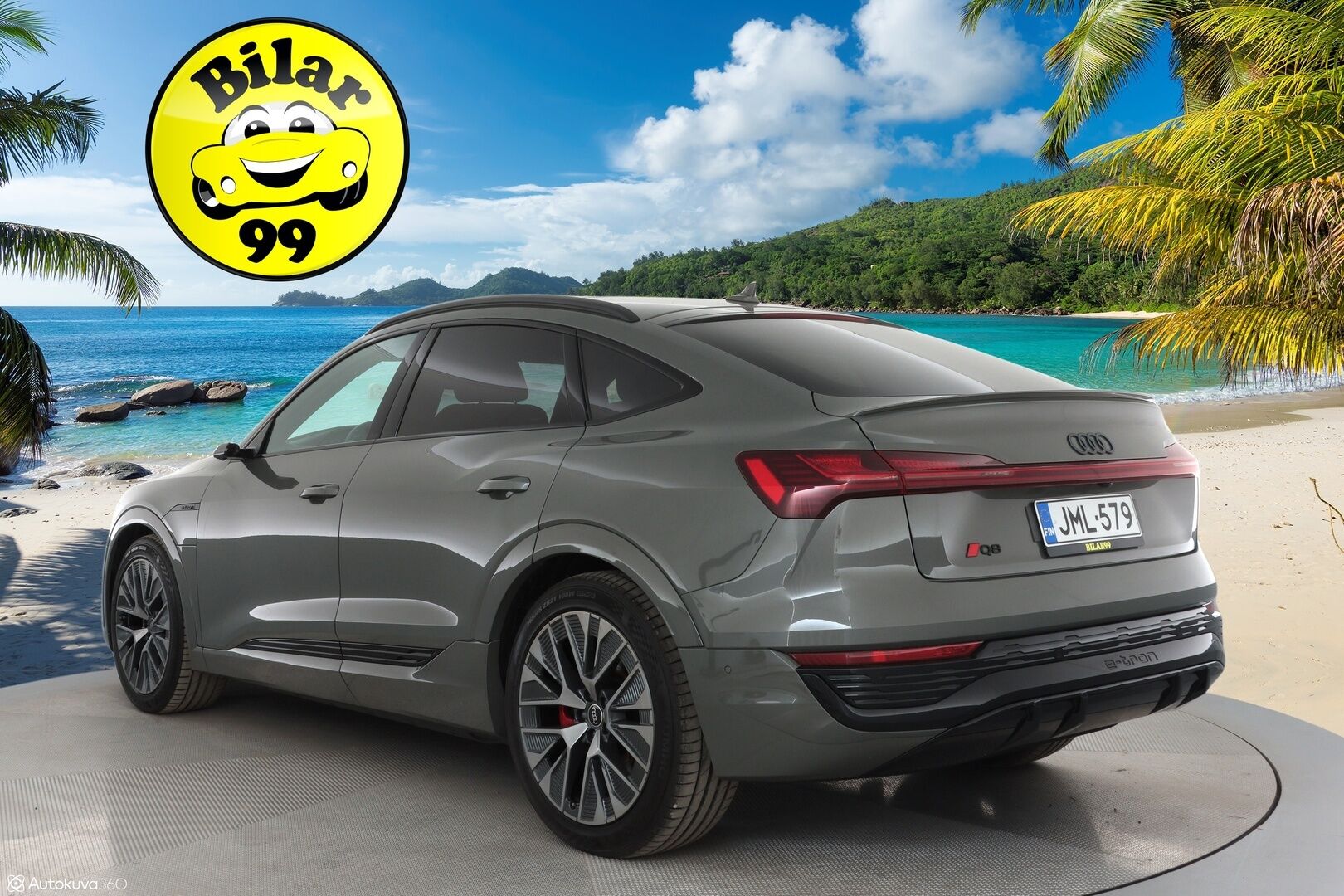 AUDI Q8 E-TRON 2024 Sportback 55 quattro S line - 2,99 % KORKOTARJOUS TÄHÄN AUTOON 14.9. ASTI! - Adapt. Vakkari / Ilma-alusta / Digipeilit / HUD / 360° Kamera / Panorama / Matrix LED / Sporttipenkki Muistilla / KeylessGo