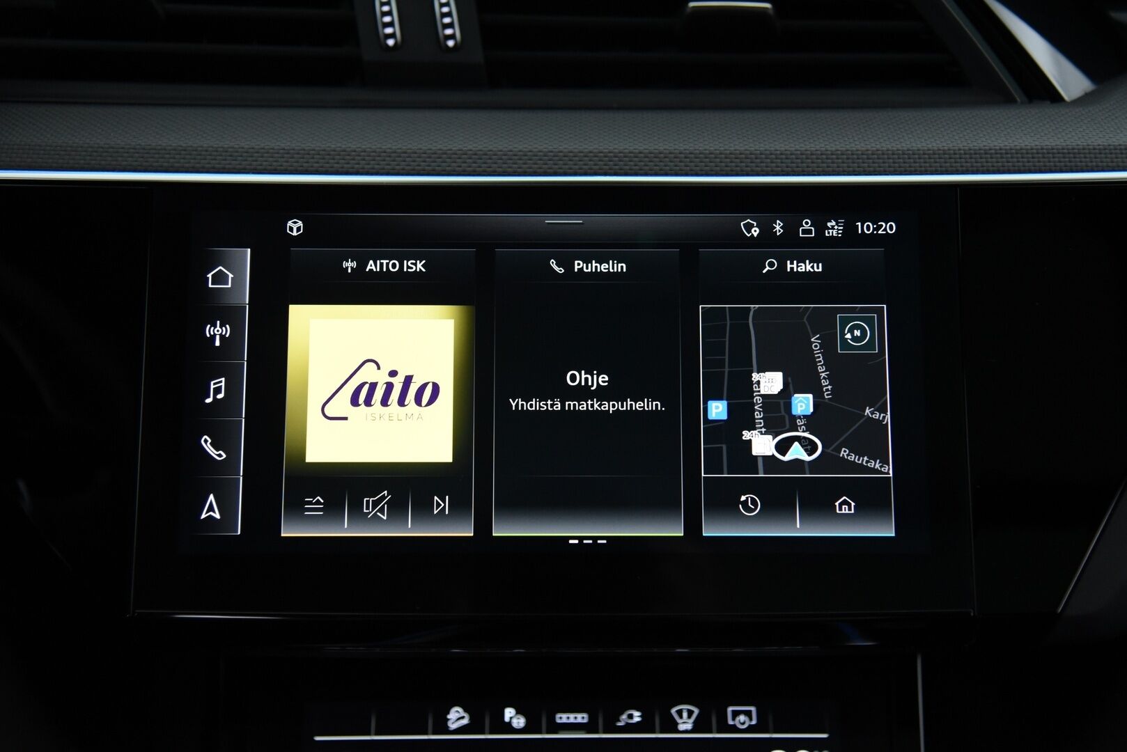 AUDI Q8 E-TRON 2024 Sportback 55 quattro S line - 2,99 % KORKOTARJOUS TÄHÄN AUTOON 14.9. ASTI! - Adapt. Vakkari / Ilma-alusta / Digipeilit / HUD / 360° Kamera / Panorama / Matrix LED / Sporttipenkki Muistilla / KeylessGo