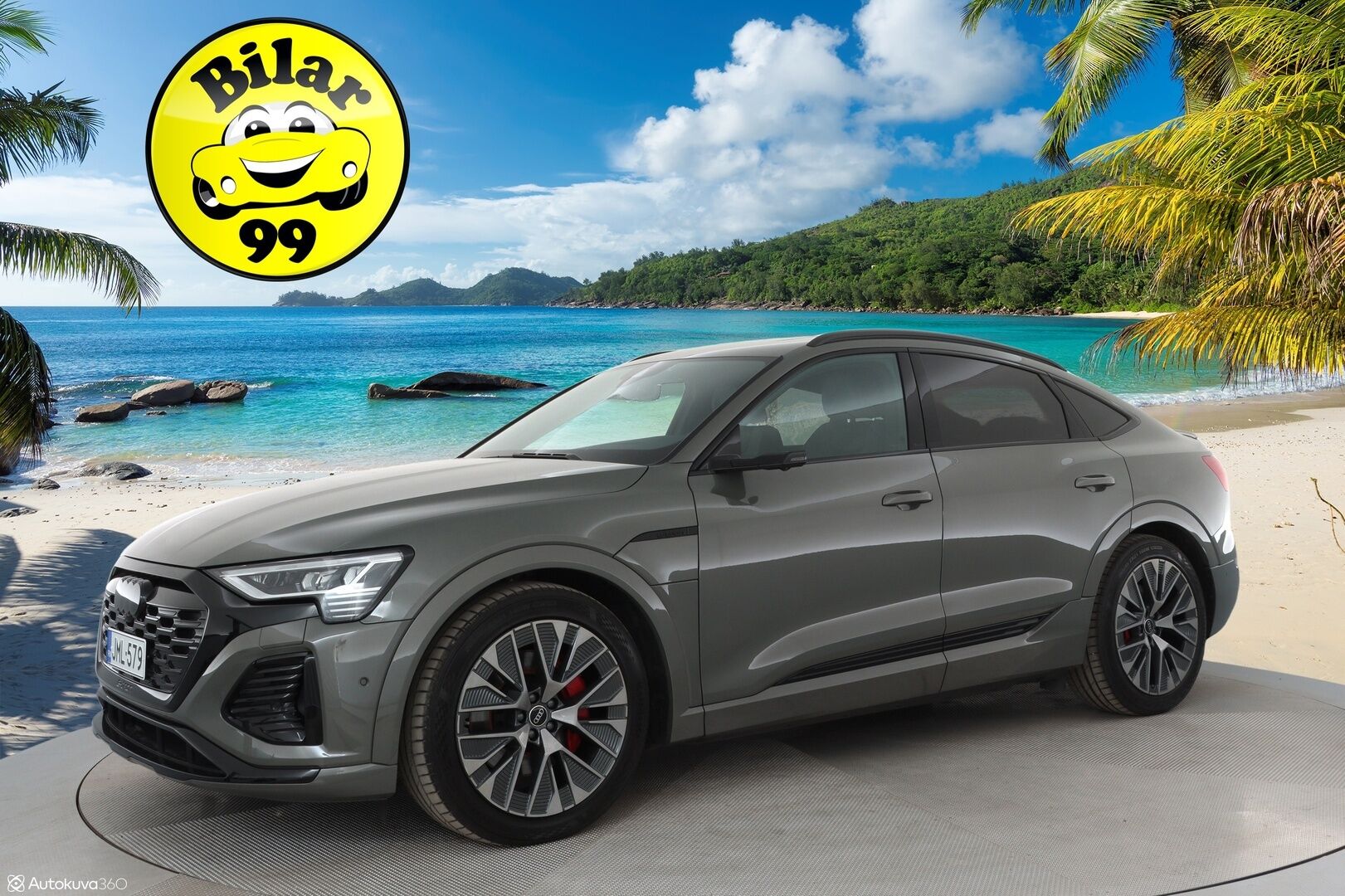 AUDI Q8 E-TRON 2024 Sportback 55 quattro S line - 2,99 % KORKOTARJOUS TÄHÄN AUTOON 14.9. ASTI! - Adapt. Vakkari / Ilma-alusta / Digipeilit / HUD / 360° Kamera / Panorama / Matrix LED / Sporttipenkki Muistilla / KeylessGo
