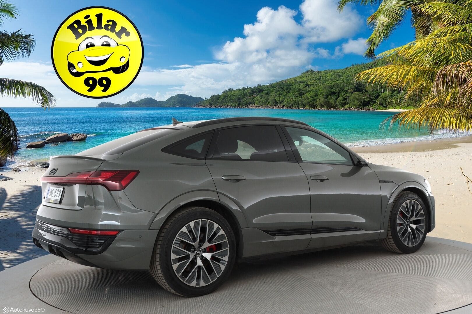 AUDI Q8 E-TRON 2024 Sportback 55 quattro S line - 2,99 % KORKOTARJOUS TÄHÄN AUTOON 14.9. ASTI! - Adapt. Vakkari / Ilma-alusta / Digipeilit / HUD / 360° Kamera / Panorama / Matrix LED / Sporttipenkki Muistilla / KeylessGo