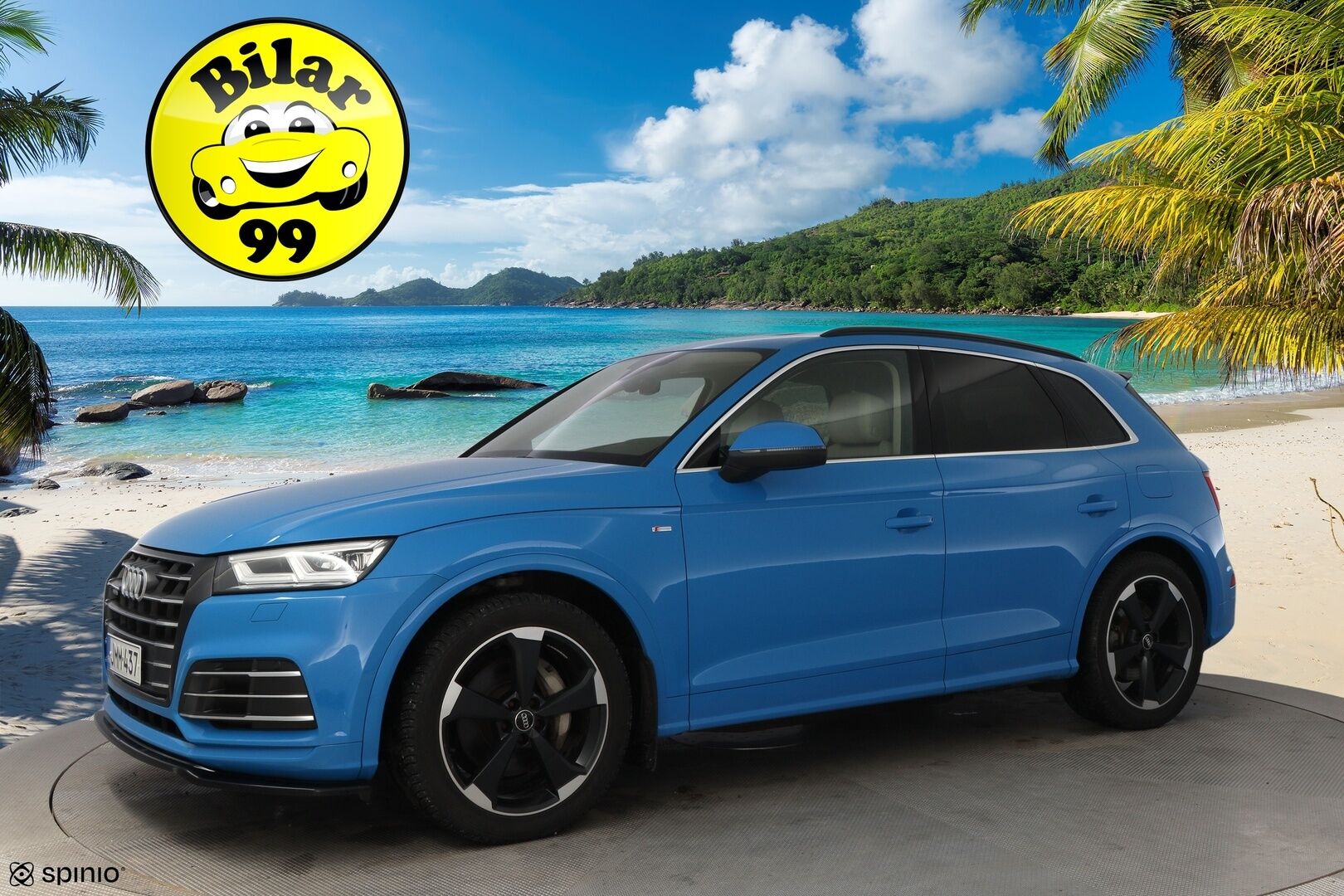 Audi Q5 2020 55 TFSI e quattro S tronic Electrified Edition S Line * Panorama / Bang & Olufsen / HUD / Hieronta / Ilma-Alusta / Vetokoukku - Muistipenkki / Nahka-Alcantara / Matrix LED / SUPERVARUSTEET!