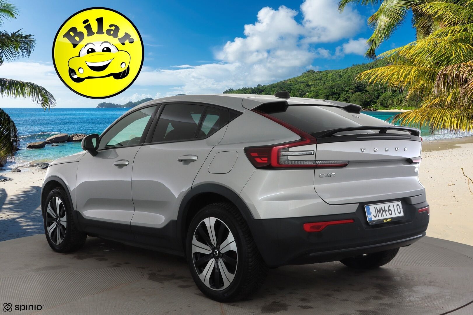 Volvo C40 2023 Recharge Single Ultimate aut - | ILP | Lasikatto | ACC | 360 | H&K | Sporttipenkki Muistilla | LED | Navi | Katveavustin | Kaistavahti | Keyless | Merkkihuollot | 2x Latauskaapelit | Kahdet renkaat | 1-om Suomi-auto |