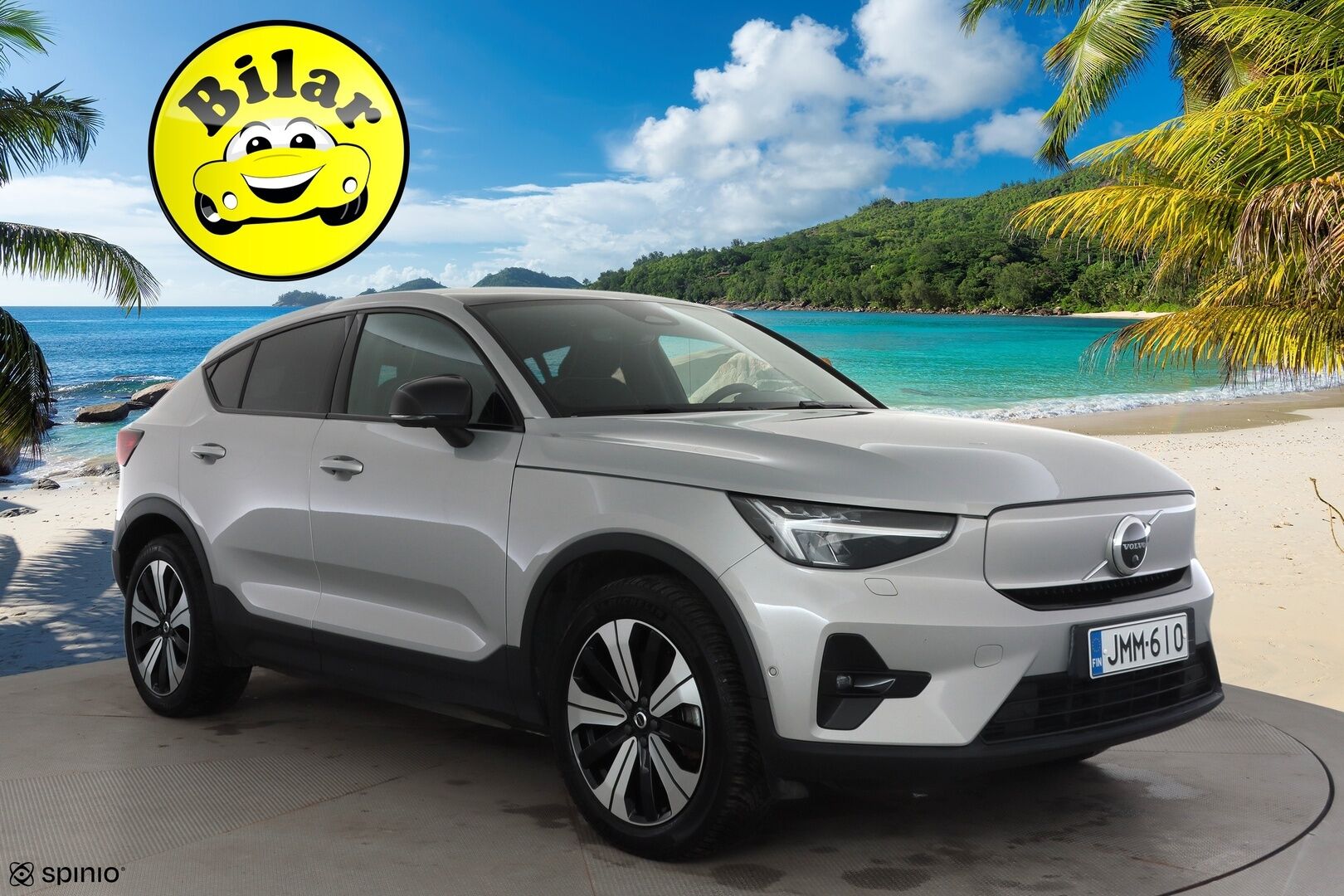 Volvo C40 2023 Recharge Single Ultimate aut - | ILP | Lasikatto | ACC | 360 | H&K | Sporttipenkki Muistilla | LED | Navi | Katveavustin | Kaistavahti | Keyless | Merkkihuollot | 2x Latauskaapelit | Kahdet renkaat | 1-om Suomi-auto |