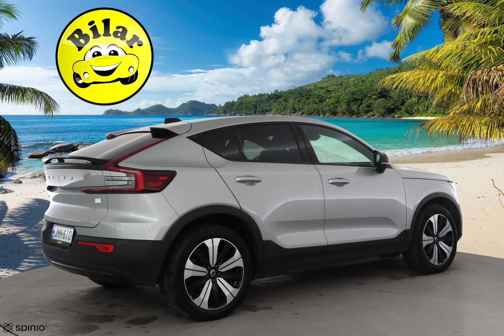 Volvo C40 2023 Recharge Single Ultimate aut - | ILP | Lasikatto | ACC | 360 | H&K | Sporttipenkki Muistilla | LED | Navi | Katveavustin | Kaistavahti | Keyless | Merkkihuollot | 2x Latauskaapelit | Kahdet renkaat | 1-om Suomi-auto |