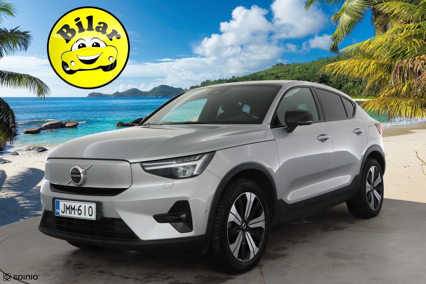 Volvo C40 2023 Recharge Single Ultimate aut - | ILP | Lasikatto | ACC | 360 | H&K | Sporttipenkki Muistilla | LED | Navi | Katveavustin | Kaistavahti | Keyless | Merkkihuollot | 2x Latauskaapelit | Kahdet renkaat | 1-om Suomi-auto |