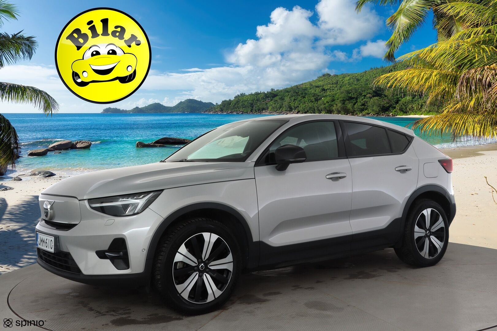 Volvo C40 2023 Recharge Single Ultimate aut - | ILP | Lasikatto | ACC | 360 | H&K | Sporttipenkki Muistilla | LED | Navi | Katveavustin | Kaistavahti | Keyless | Merkkihuollot | 2x Latauskaapelit | Kahdet renkaat | 1-om Suomi-auto |