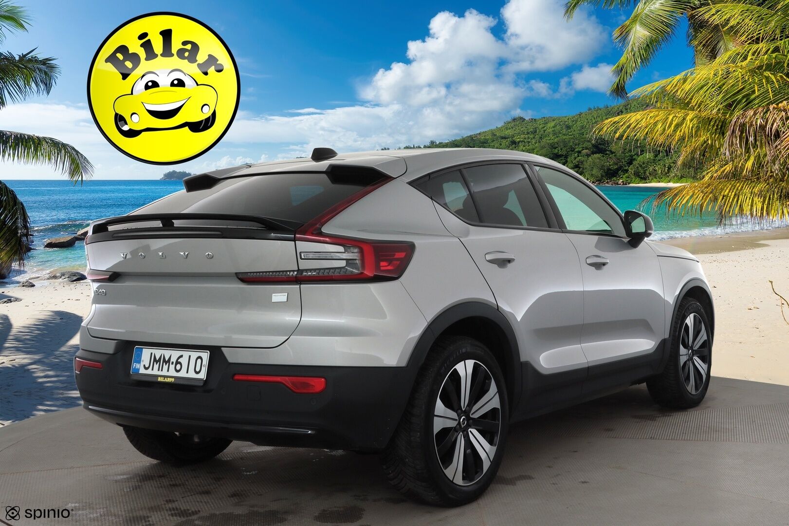 Volvo C40 2023 Recharge Single Ultimate aut - | ILP | Lasikatto | ACC | 360 | H&K | Sporttipenkki Muistilla | LED | Navi | Katveavustin | Kaistavahti | Keyless | Merkkihuollot | 2x Latauskaapelit | Kahdet renkaat | 1-om Suomi-auto |