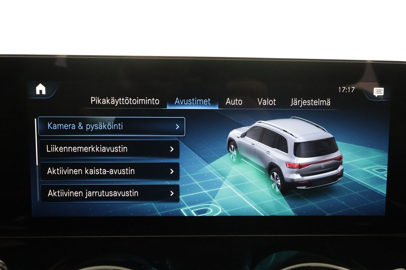 Mercedes-Benz EQB 2023 350 4MATIC AMG Business 7-P * Distronic+ / Panorama / 360° / Midline / Keyless / Nahat / Widescreen * - Suomi-auto / Kahdet renkaat aluvanteilla / Merkkihuollettu