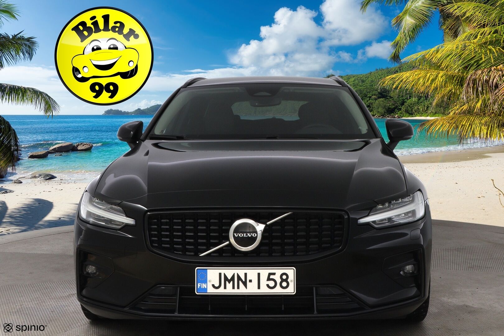 Volvo V60 2023 B3 MHEV Plus Dark DCT aut * Facelift / Webasto / ACC / Peruutuskamera / Sähkökontti / Vetokoukku - 1OM Suomiauto / Jakopää tehty / Juuri tullut Tampereelle!