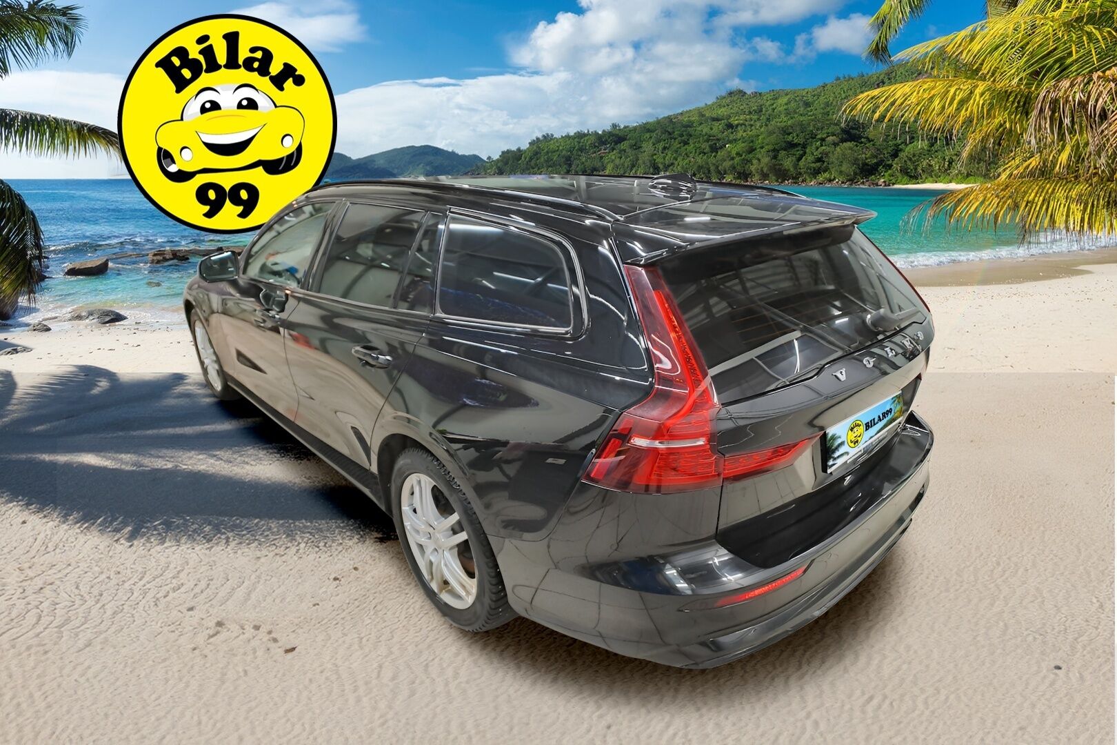 Volvo V60 2023 B3 MHEV Plus Dark DCT aut * Facelift / Webasto / ACC / Peruutuskamera / Sähkökontti / Vetokoukku - 1OM Suomiauto / Jakopää tehty / Juuri tullut Tampereelle! - HULLUT JOULUT KORKOTARJOUS 2,49% 