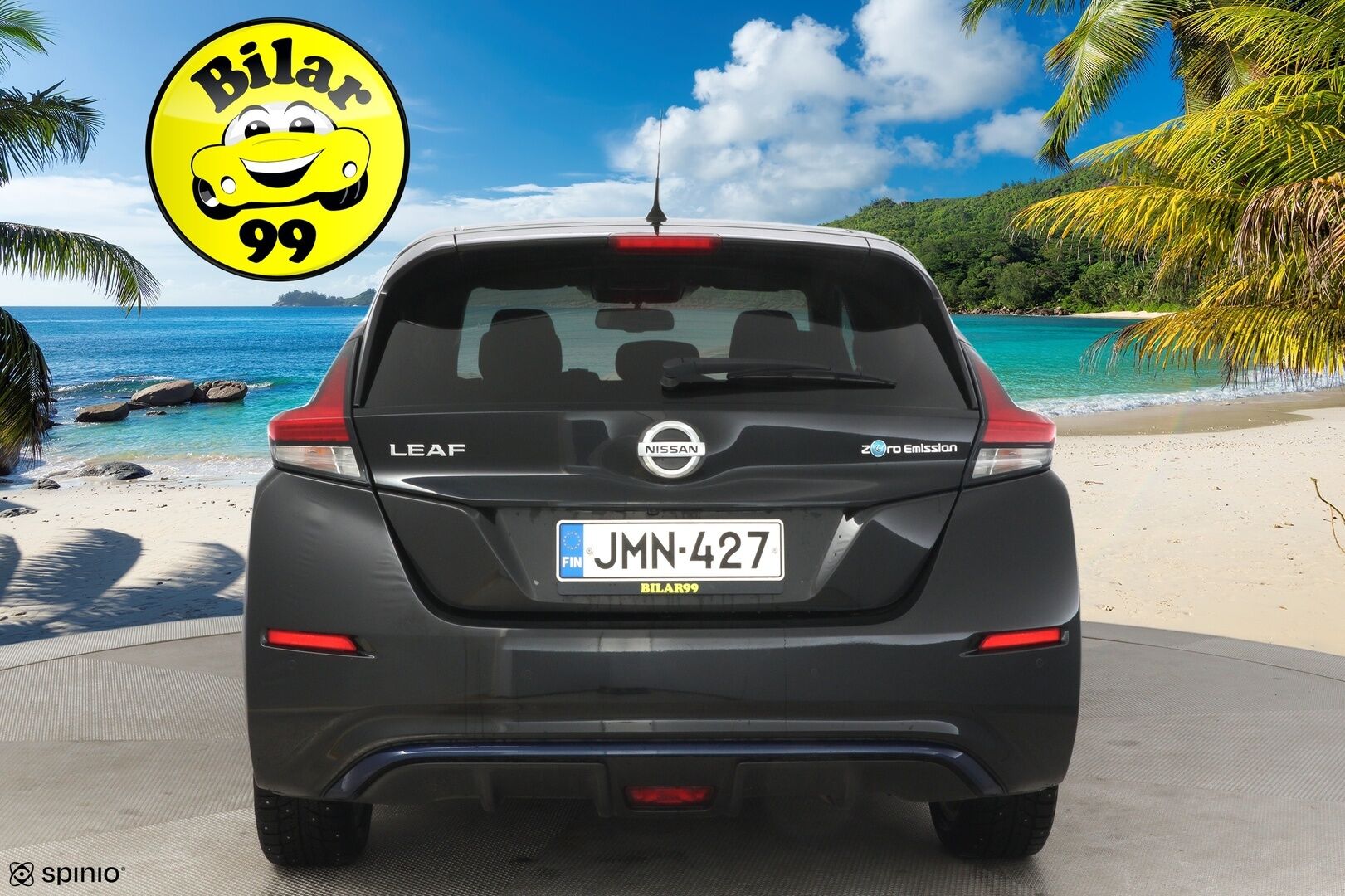 Nissan Leaf 2018 40kWh ** BLIS / Lane assist / ACC / 360-kamera / Type 2** - Apple ja Android auto / Kahdet renkaat vanteineen - HULLUT VÄLIPÄIVÄT KORKOTARJOUS 2,49%