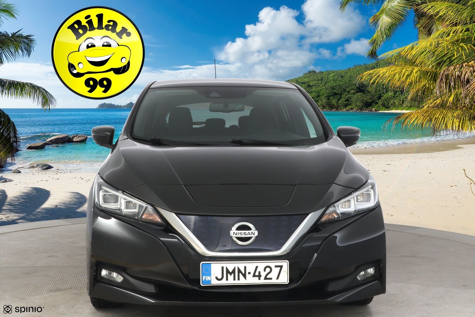 Nissan Leaf 2018 40kWh ** BLIS / Lane assist / ACC / 360-kamera / Type 2** - Apple ja Android auto / Kahdet renkaat vanteineen - HULLUT VÄLIPÄIVÄT KORKOTARJOUS 2,49%