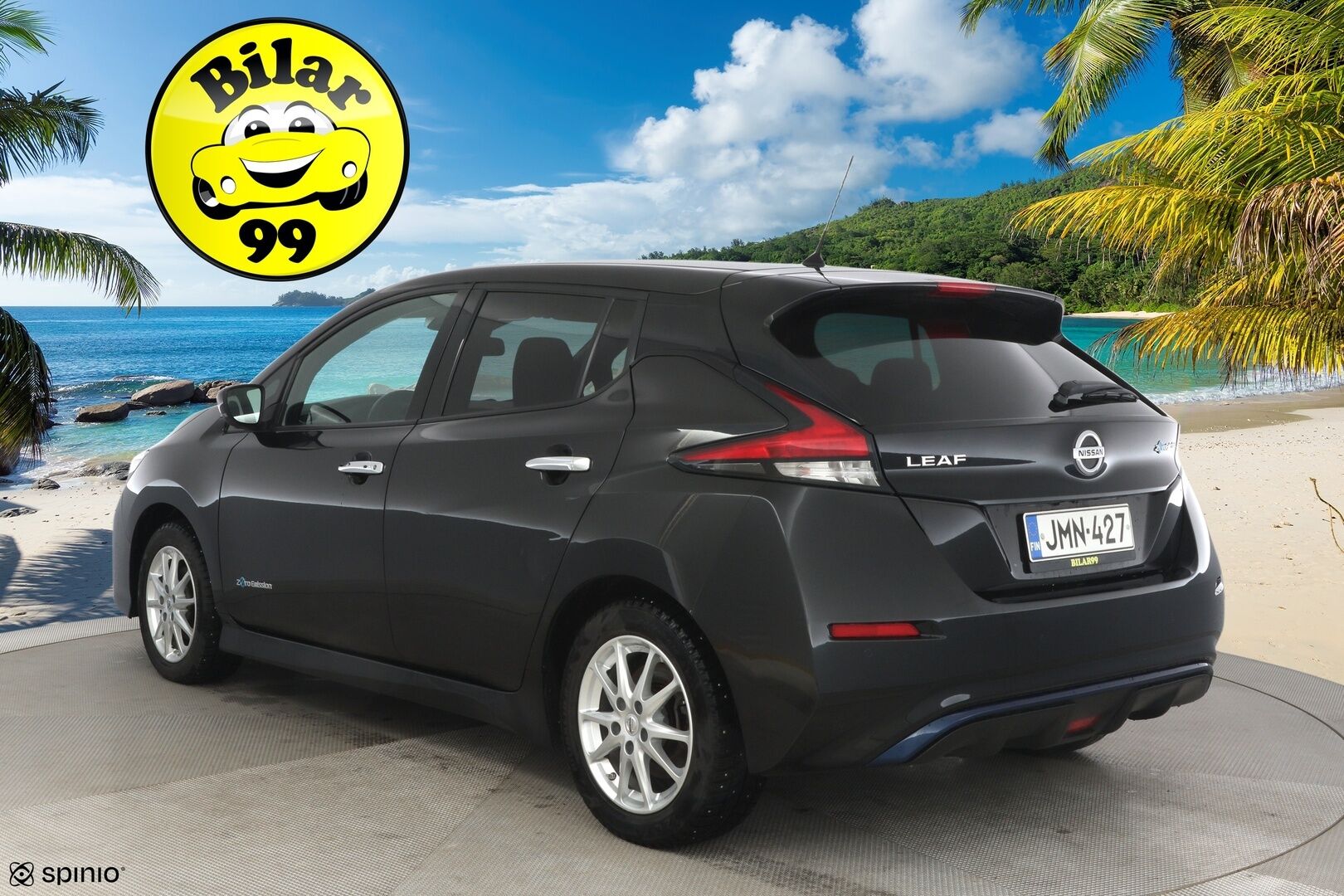 Nissan Leaf 2018 40kWh ** BLIS / Lane assist / ACC / 360-kamera / Type 2** - Apple ja Android auto / Kahdet renkaat vanteineen - HULLUT VÄLIPÄIVÄT KORKOTARJOUS 2,49%