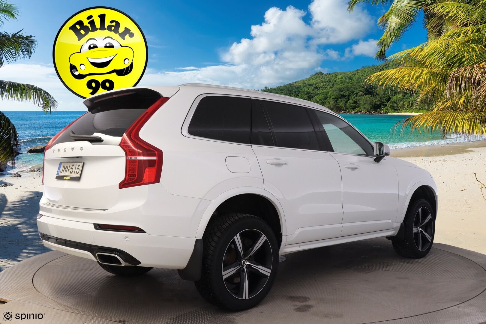 Volvo XC90 2019 T8 AWD R-Design aut *Four-C / Bower & Wilkins / Panorama / 360-Kamera / HUD / ACC / Muistipenkki / Webasto / BLIS* - Juuri saapunut siistikuntoinen ja hyvin huollettu sekä varusteltu XC90 kaksilla renkailla ja vanteilla!