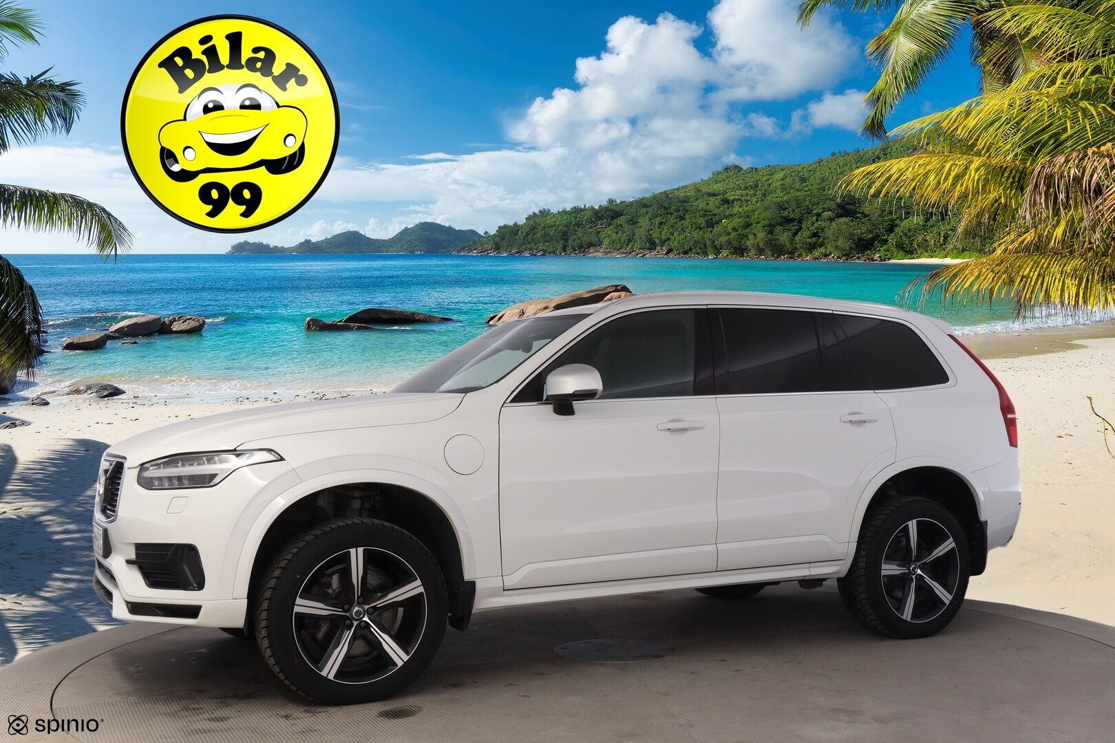 Volvo XC90 2019 T8 AWD R-Design aut *Four-C / Bower & Wilkins / Panorama / 360-Kamera / HUD / ACC / Muistipenkki / Webasto / BLIS* - Juuri saapunut siistikuntoinen ja hyvin huollettu sekä varusteltu XC90 kaksilla renkailla ja vanteilla!