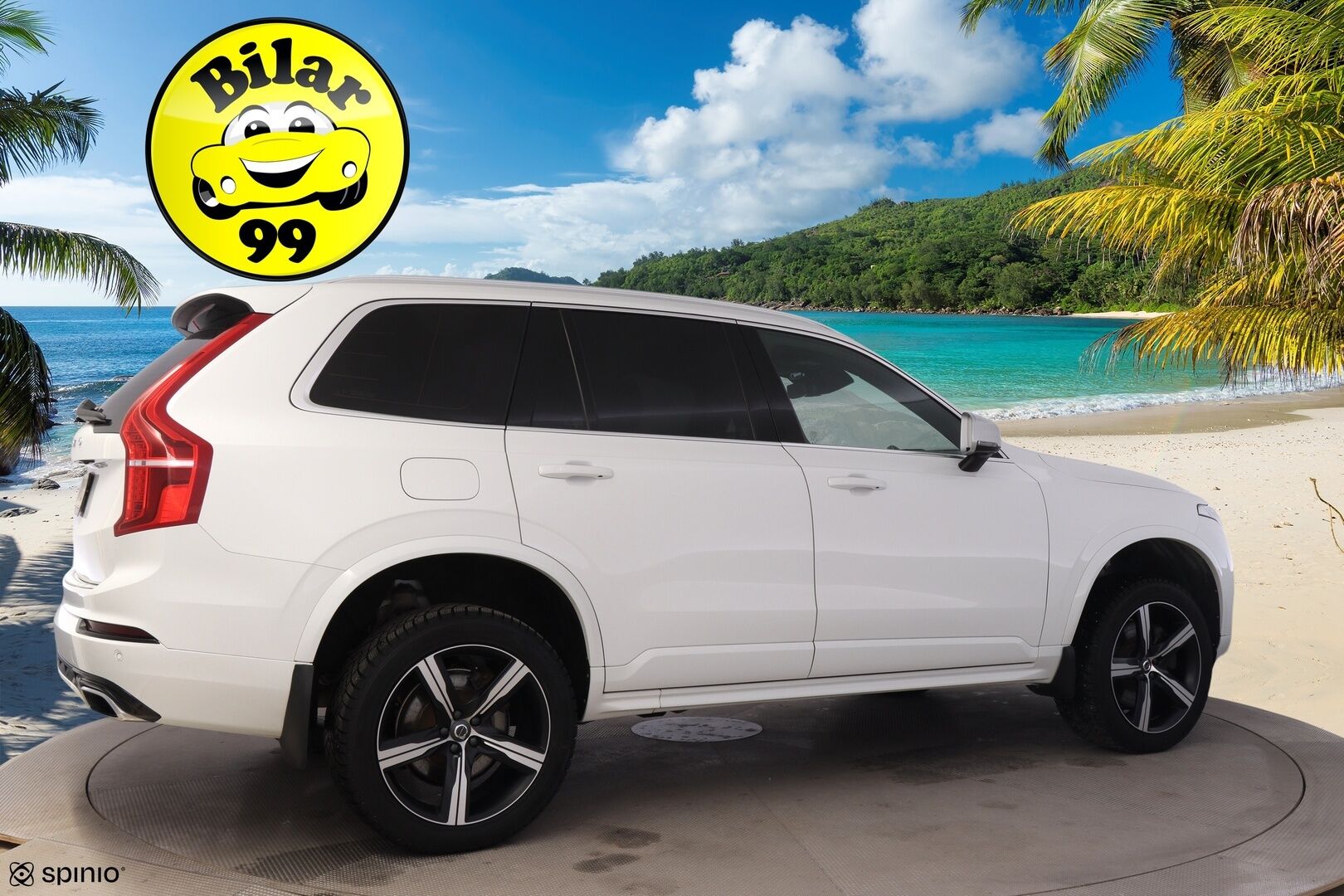 Volvo XC90 2019 T8 AWD R-Design aut *Four-C / Bower & Wilkins / Panorama / 360-Kamera / HUD / ACC / Muistipenkki / Webasto / BLIS* - Juuri saapunut siistikuntoinen ja hyvin huollettu sekä varusteltu XC90 kaksilla renkailla ja vanteilla!