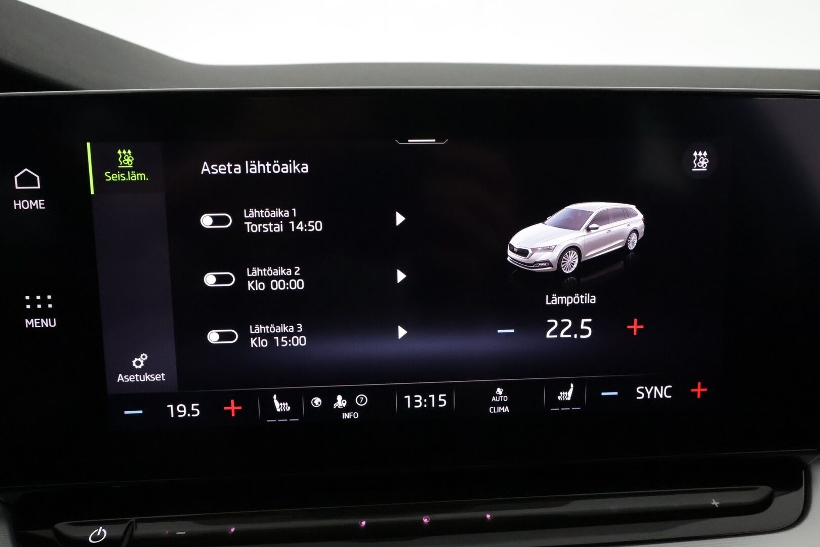 Skoda Octavia 2023 Combi 1.5 TSI G-TEC Style** Adapt.vakkari / Webasto / Koukku / P.kamera / KeyLess / Apple&Android / - 1-om Suomi-auto / Merkkihuollettu