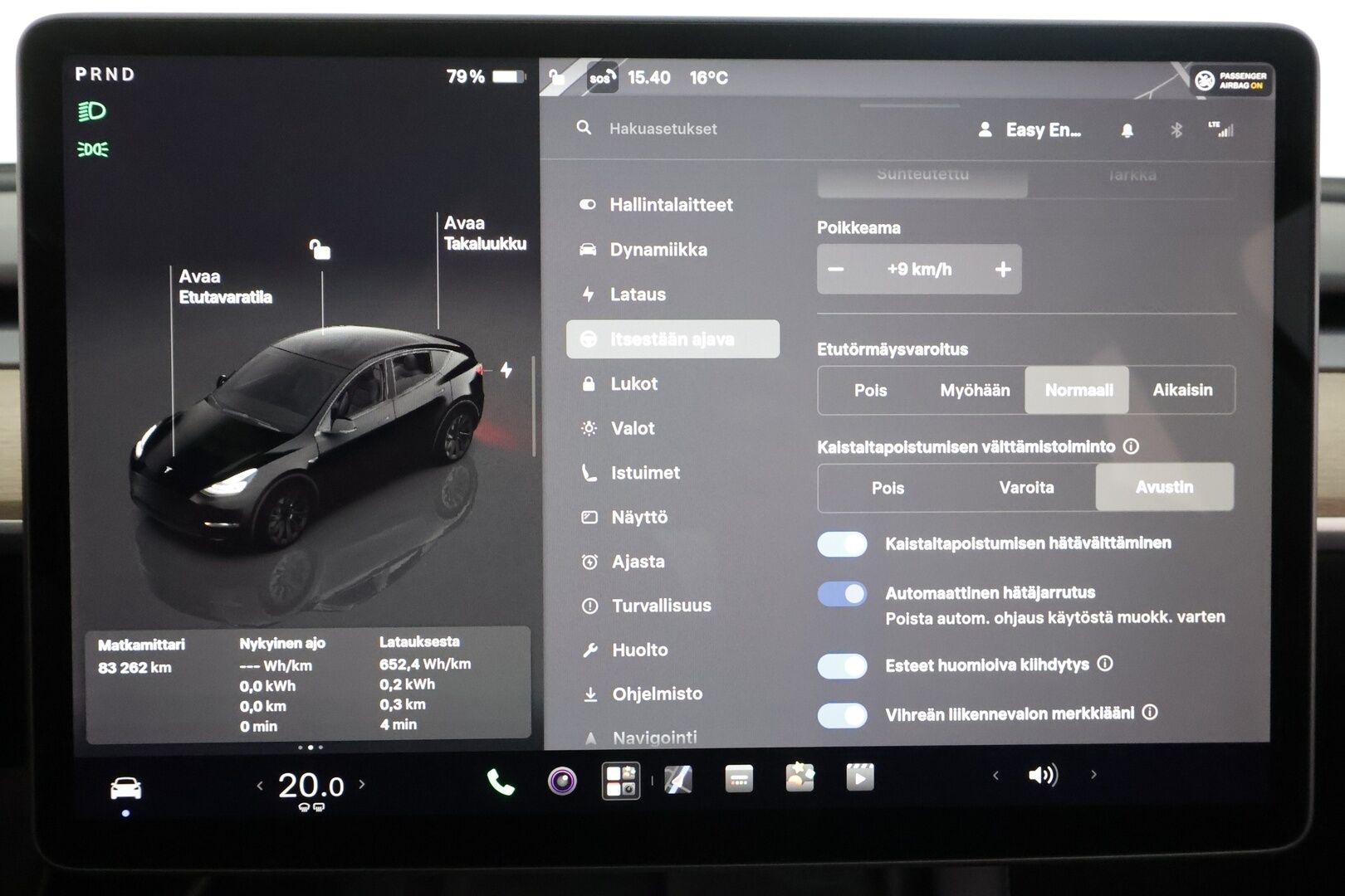 Tesla Model Y 2022 Long Range - | Koukku | ILP | Lasikatto | ACC | Matrix-LED | P.kamera | Muistipenkki | Premium Audio | Navi | Kaistavahti | Keyless | 1-om Suomi-auto | Kahdet renkaat | 2x Latauskaapelit |