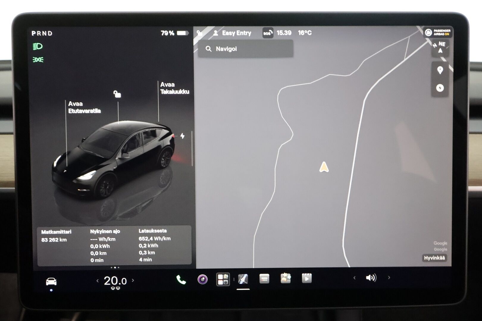 Tesla Model Y 2022 Long Range - | Koukku | ILP | Lasikatto | ACC | Matrix-LED | P.kamera | Muistipenkki | Premium Audio | Navi | Kaistavahti | Keyless | 1-om Suomi-auto | Kahdet renkaat | 2x Latauskaapelit |