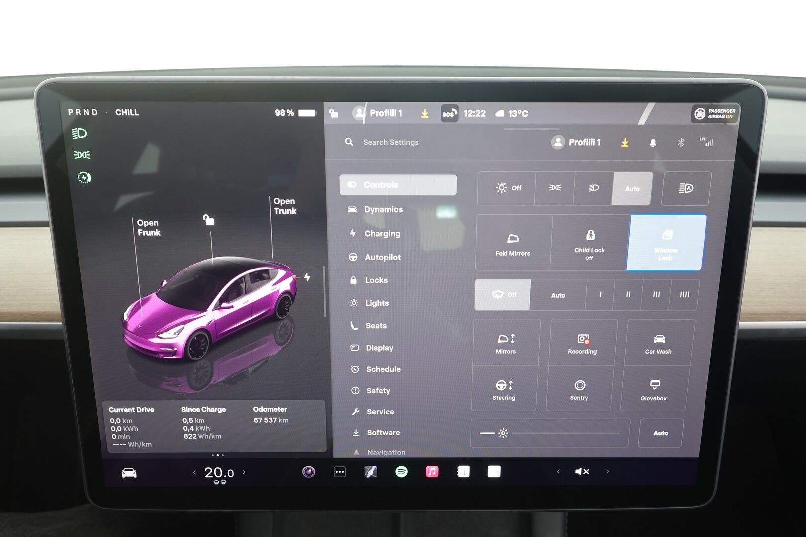Tesla Model 3 2022 Performance - | ILP | Lasikatto | ACC | Matrix-LED | P.Kamera | Muistipenkki | Premium Audio | Navi | Kaistavahti | Keyless | Suomi-auto | 2x Latauskaapelit | Kahdet renkaat |