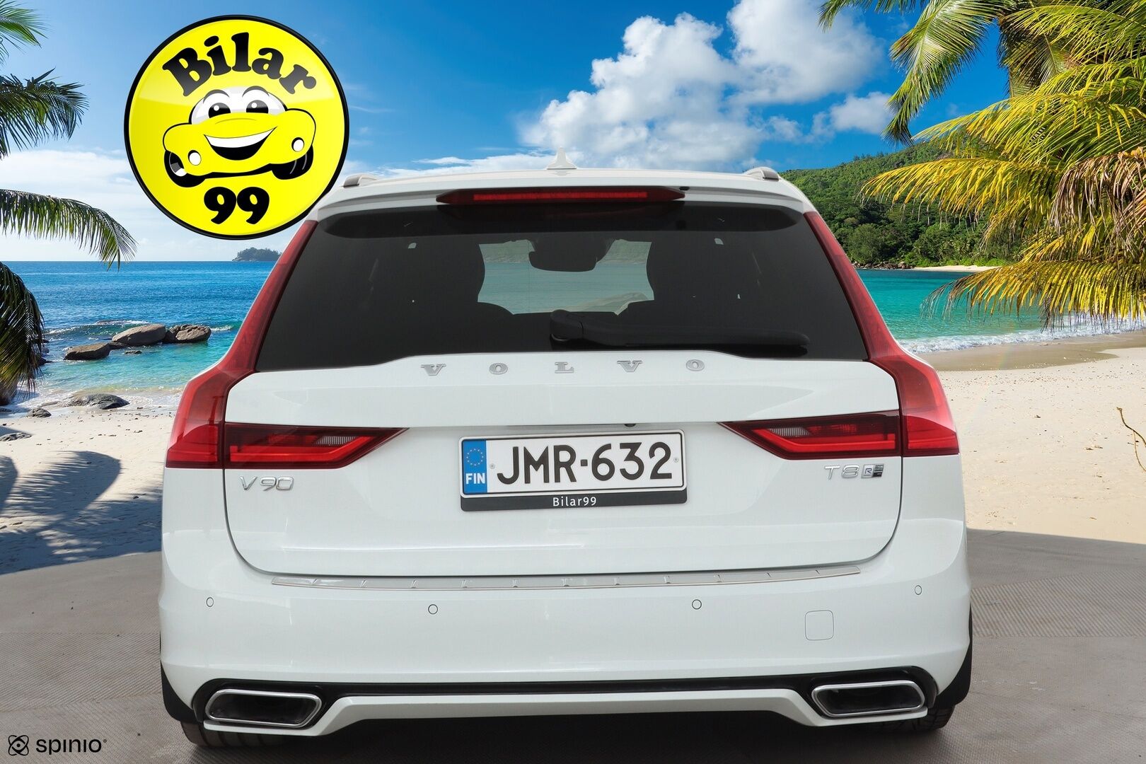 Volvo V90 2020 T8 TwE AWD R-Design aut * Panorama / Webasto / Koukku / ACC / Full-LED / P.Kamera / Sportpenkki Muistilla * - Kahdet renkaat aluvanteilla