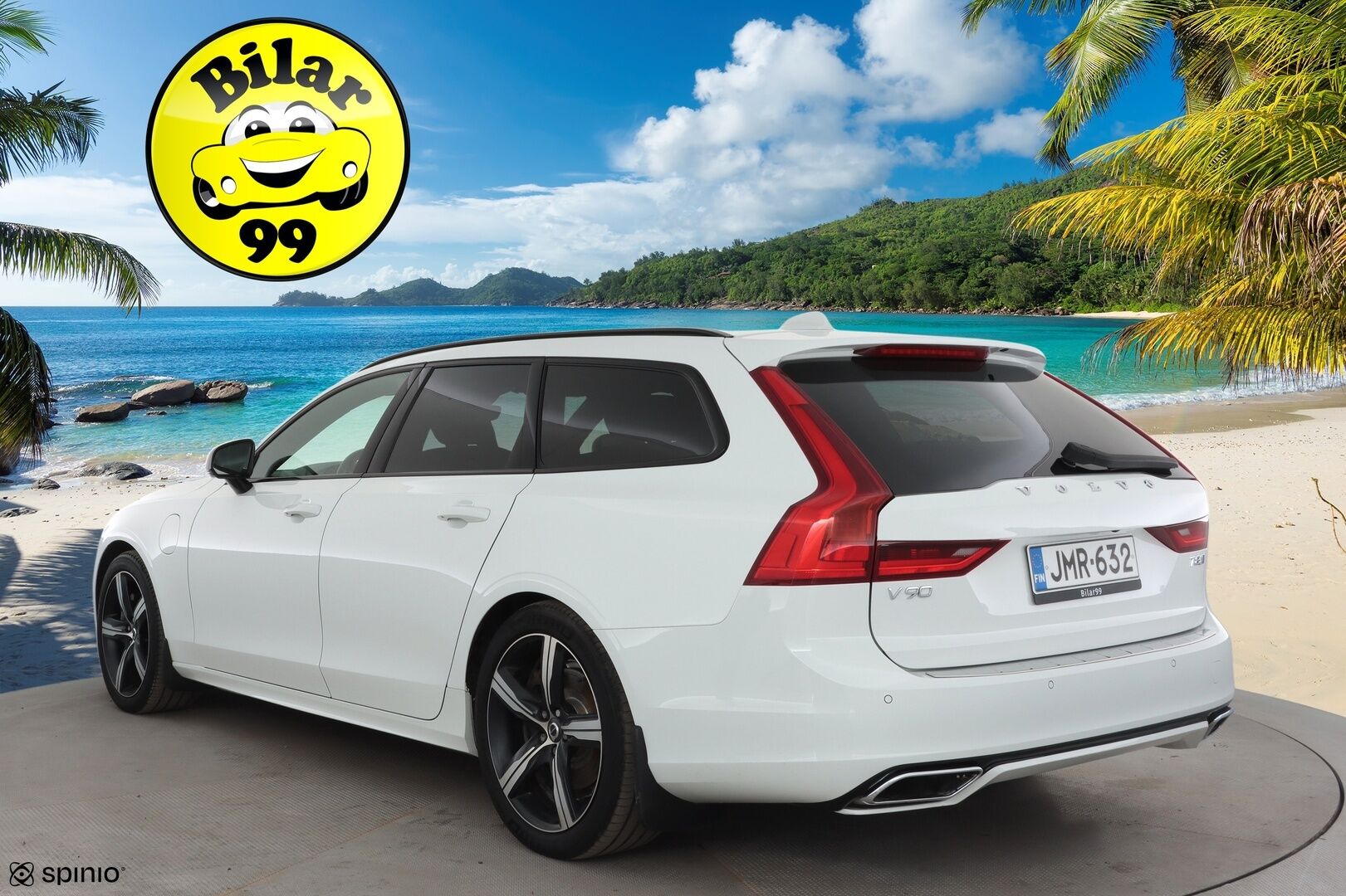 Volvo V90 2020 T8 TwE AWD R-Design aut * Panorama / Webasto / Koukku / ACC / Full-LED / P.Kamera / Sportpenkki Muistilla * - Kahdet renkaat aluvanteilla
