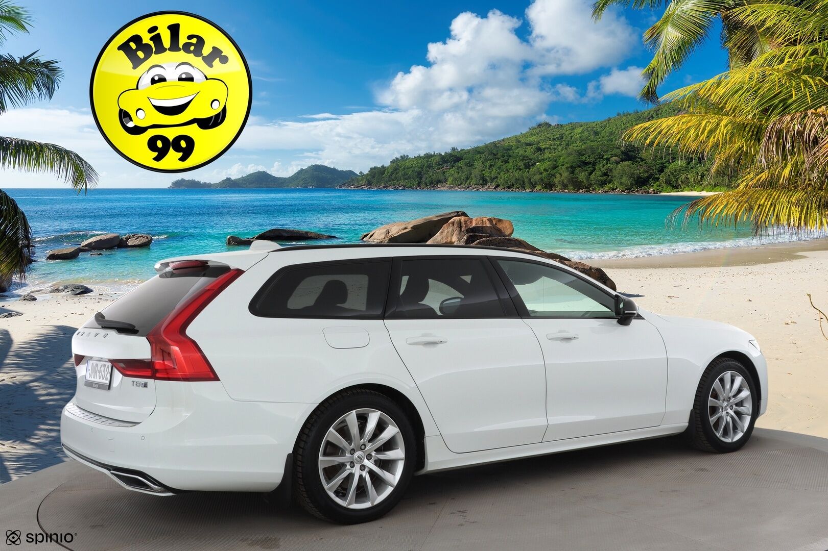 Volvo V90 2020 T8 TwE AWD R-Design aut * Panorama / Webasto / Koukku / ACC / Full-LED / P.Kamera / Sportpenkki Muistilla * - Kahdet renkaat aluvanteilla