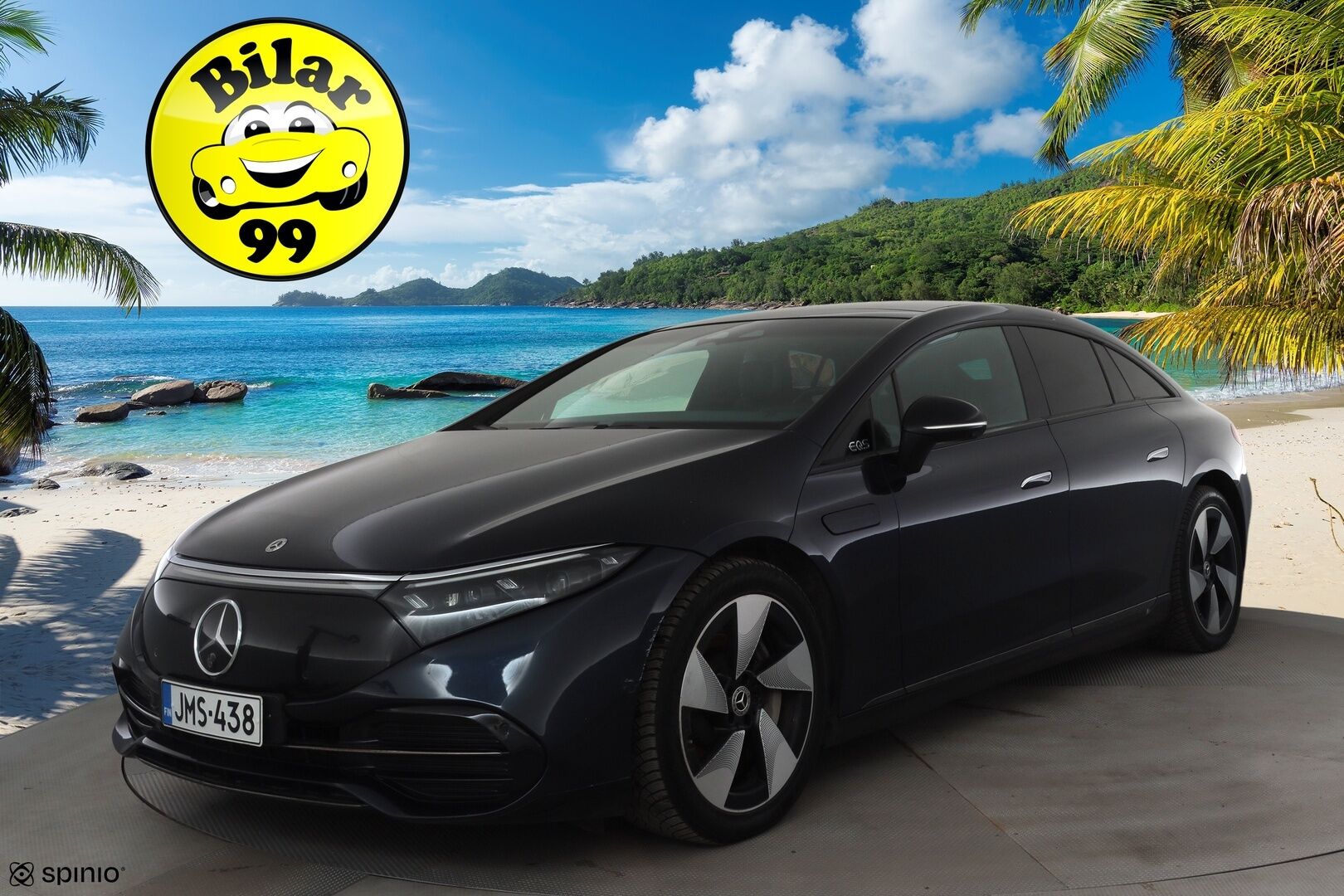 Mercedes-Benz EQS 2022 450+ * Distronic+ / 360° / Ilma-alusta / Digital Light / Panorama / Muistipenkit / Nelipyöräohjaus / Midline / Nahat / KeylessGo *