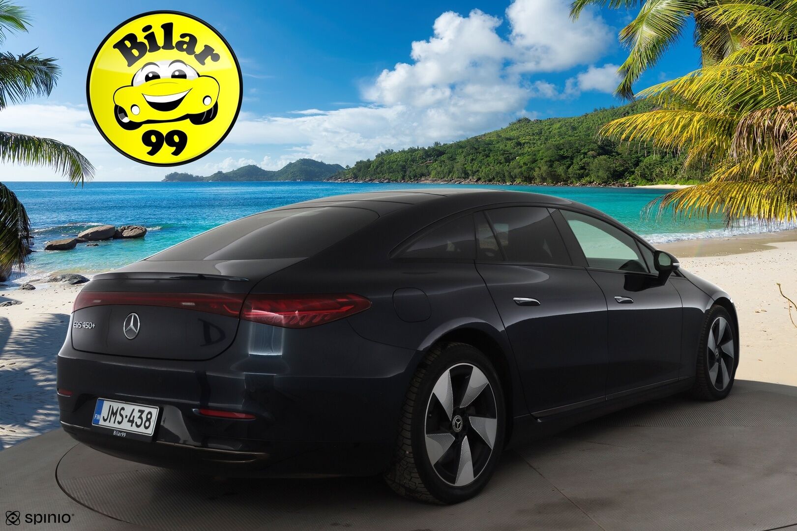 Mercedes-Benz EQS 2022 450+ * Distronic+ / 360° / Ilma-alusta / Digital Light / Panorama / Muistipenkit / Nelipyöräohjaus / Midline / Nahat / KeylessGo *