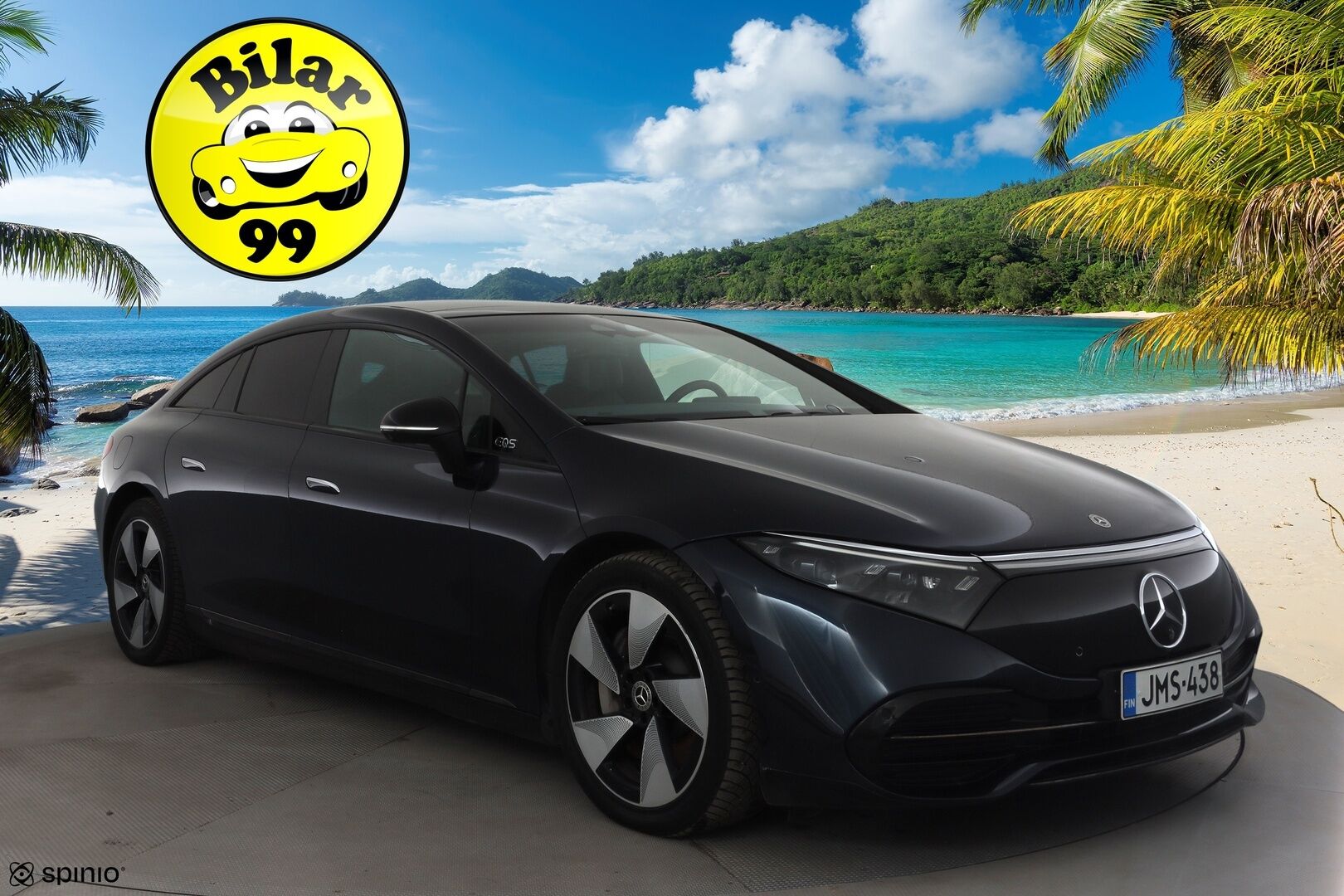 Mercedes-Benz EQS 2022 450+ * Distronic+ / 360° / Ilma-alusta / Digital Light / Panorama / Muistipenkit / Nelipyöräohjaus / Midline / Nahat / KeylessGo *