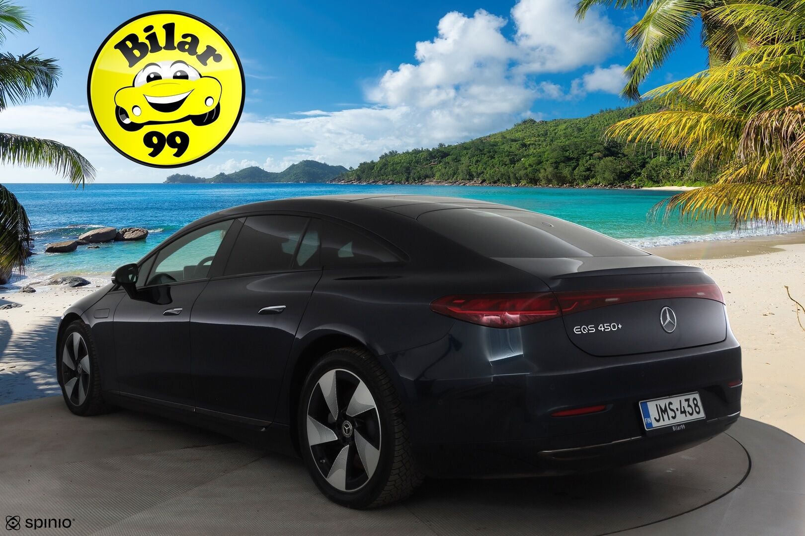 Mercedes-Benz EQS 2022 450+ * DTR+ / Ilma-Alusta / Digital LED / Panoraama / Nelipyöräohjaus / Midline Sound / Nahkasisusta / Panoraama - Huippuvarusteet / Nautical Blue / Night / Tulossa Tampereelle! - HULLUT AVAJAISHULINAT KORKOTARJOUS 3,29 %