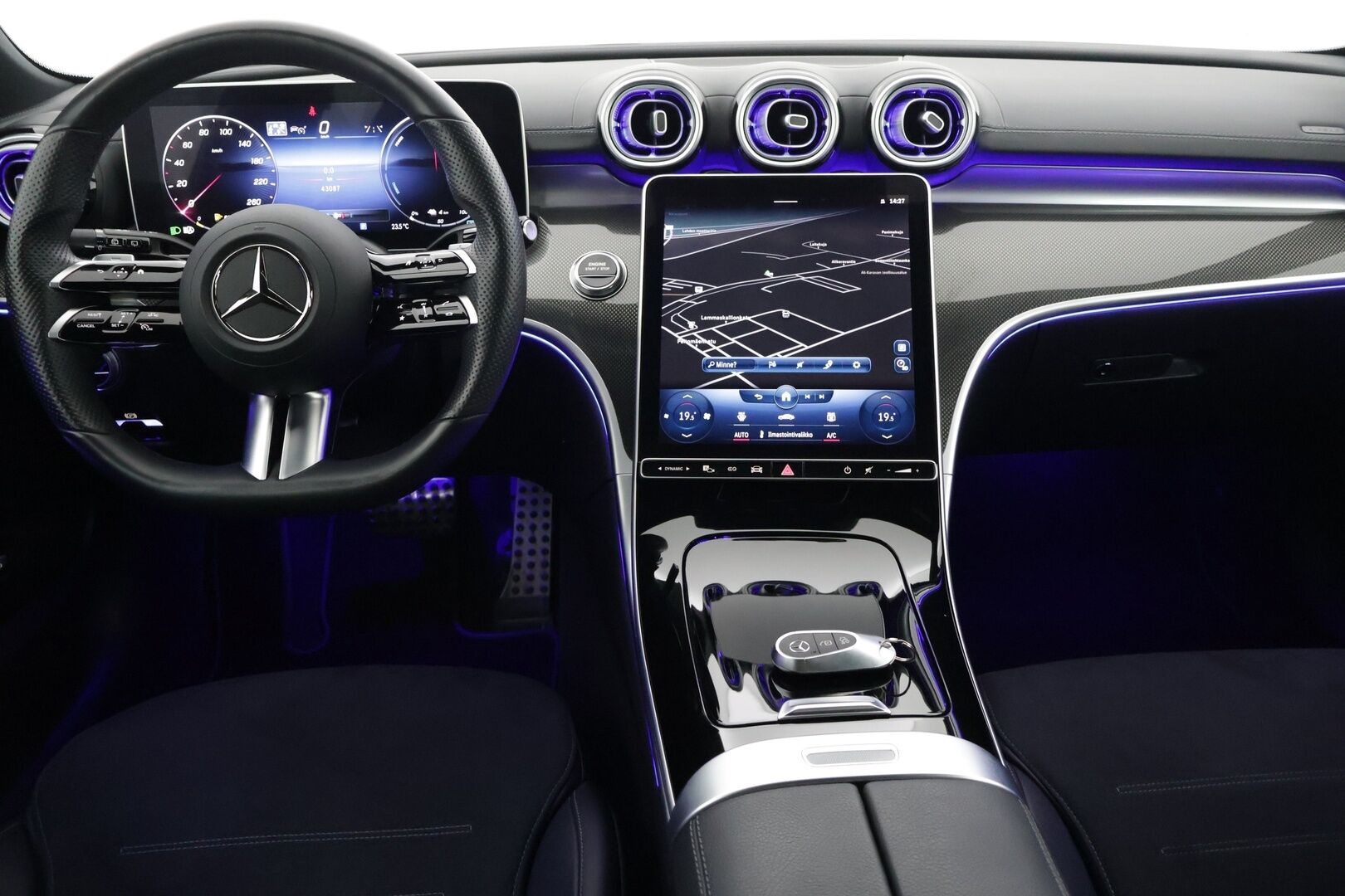 Mercedes-Benz C 2022 300 e T A Business AMG Edition EQ Power / Premium audio / BLIS / Tutkat / Navi - 3,99 % KORKOTARJOUS TÄHÄN AUTOON - 3,99% KORKOTARJOUS - Digimittaristo / Distronic+ / 360 Kamera / LED ajovalot