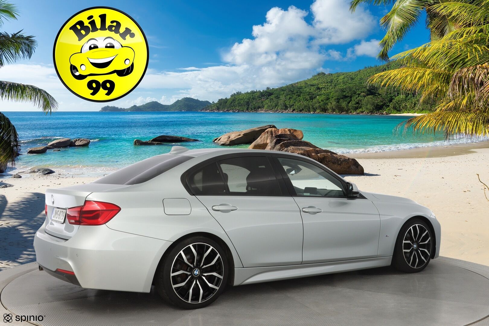 BMW 330 2017 F30 Sedan 330e A Business M Sport * Muistipenkki / Comfort Acces / Adaptive LED / Vakkari / Kamera - M sport / Dakota korall red nahkasisusta / Kahdet BMW vanteet