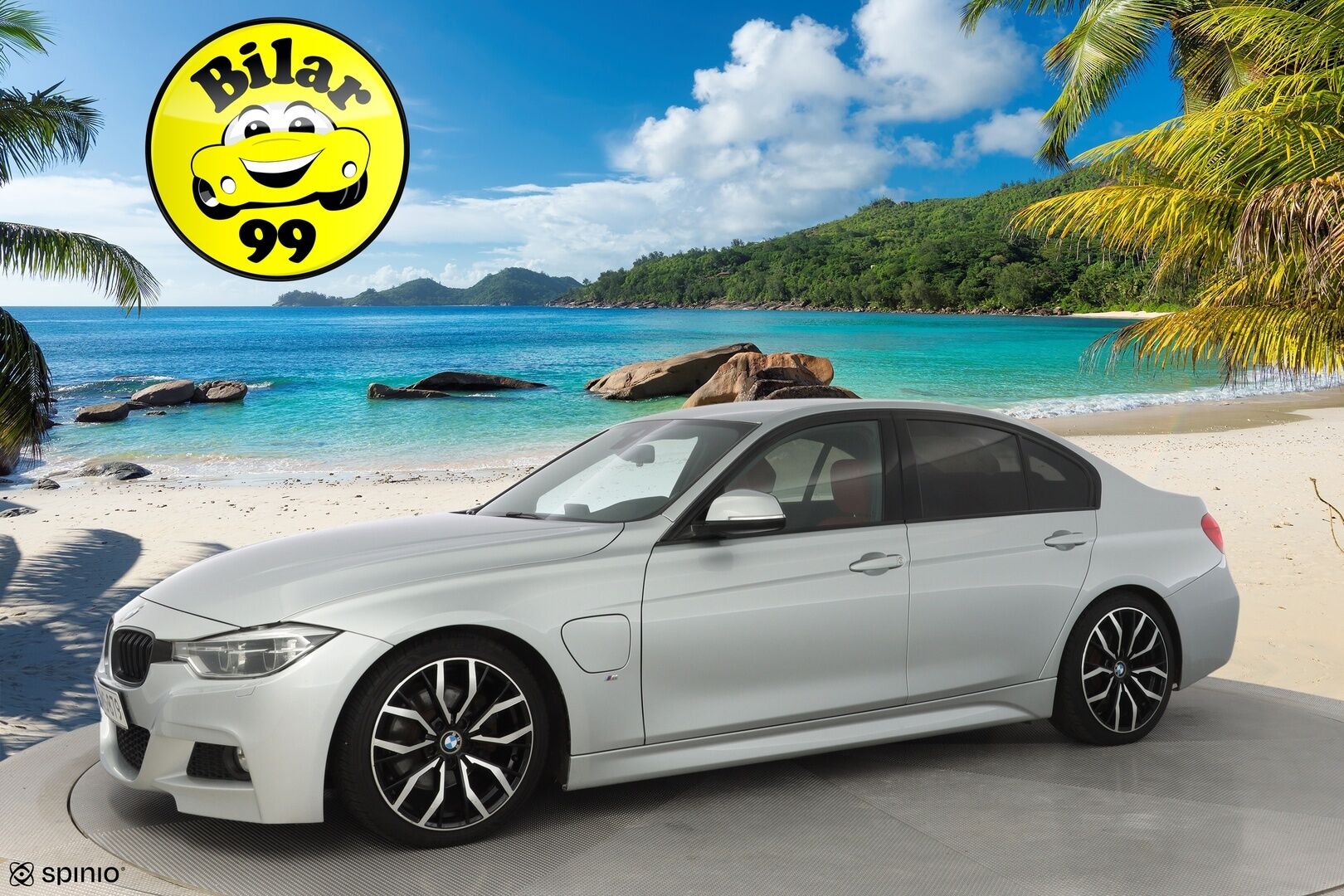 BMW 330 2017 F30 Sedan 330e A Business M Sport * Muistipenkki / Comfort Acces / Adaptive LED / Vakkari / Kamera - M sport / Dakota korall red nahkasisusta / Kahdet BMW vanteet
