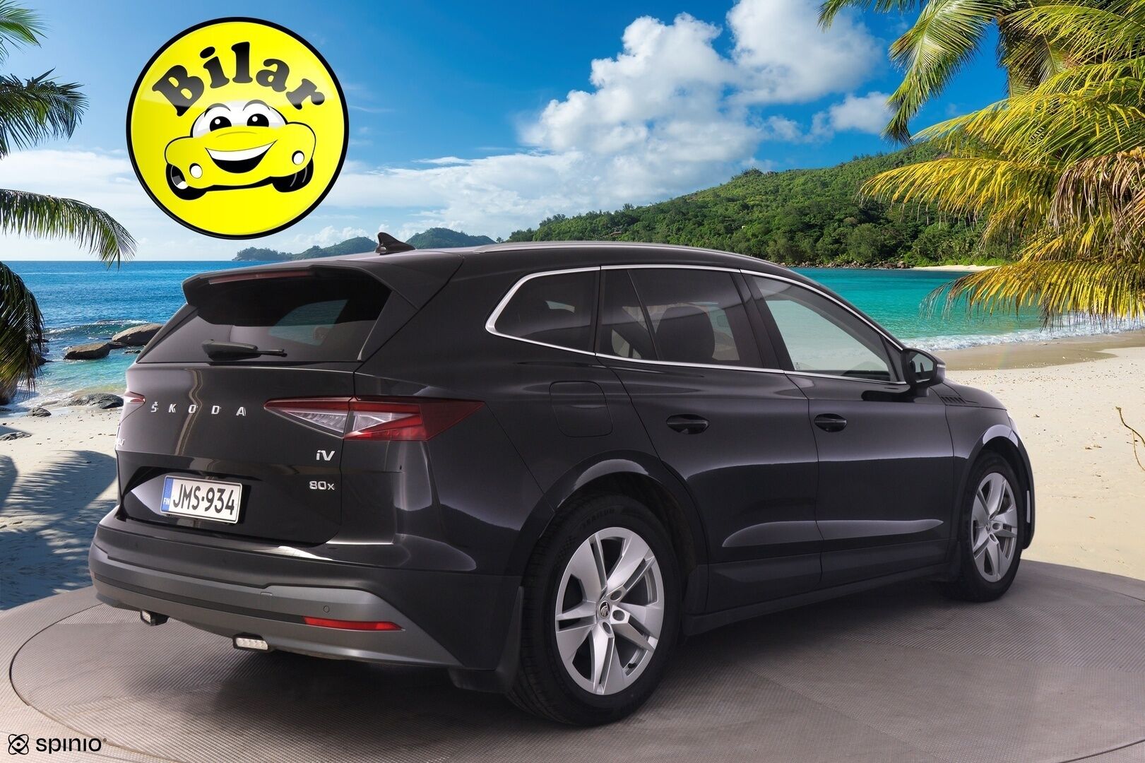 Skoda Enyaq 2022 80x 4x4 iV - | Suomi-Auto | LED | P.Kamera | ILP | Lämmitettävä ohjauspyörä | 2x Skoda Alumiinivanteet |