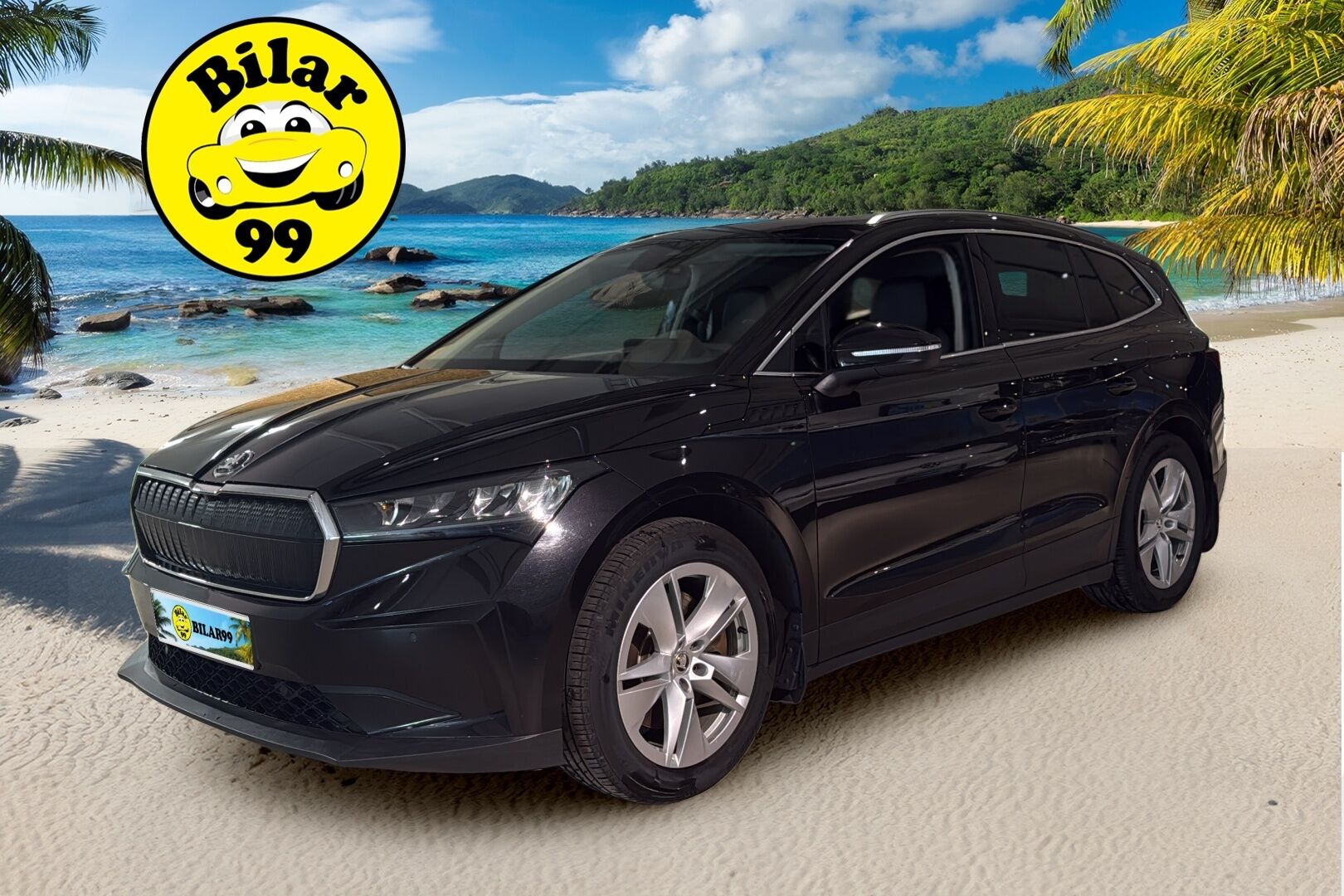 Skoda Enyaq 2022 80x 4x4 iV - | Suomi-Auto | LED | P.Kamera | ILP | Lämmitettävä ohjauspyörä | 2x Skoda Alumiinivanteet |